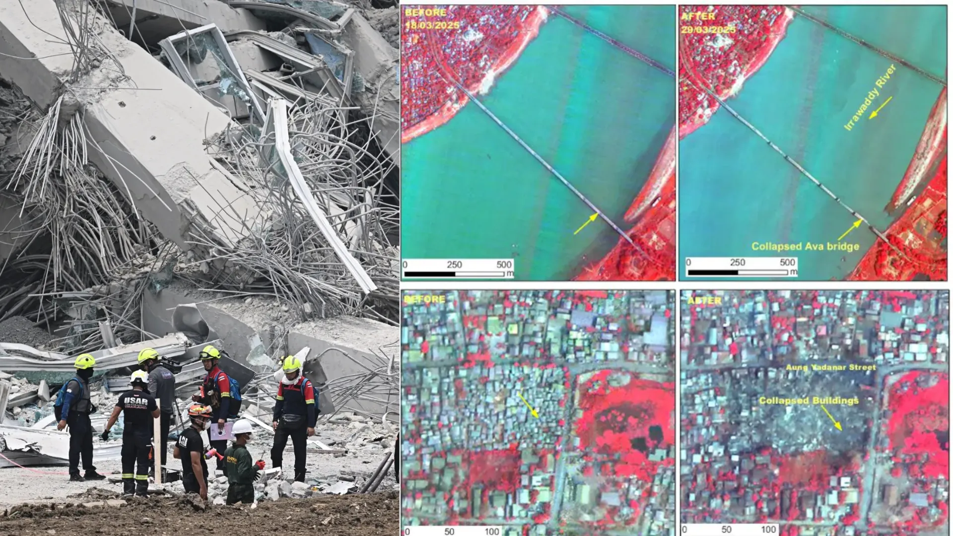 ISRO Reveals Shocking Satellite Images of Myanmar Earthquake