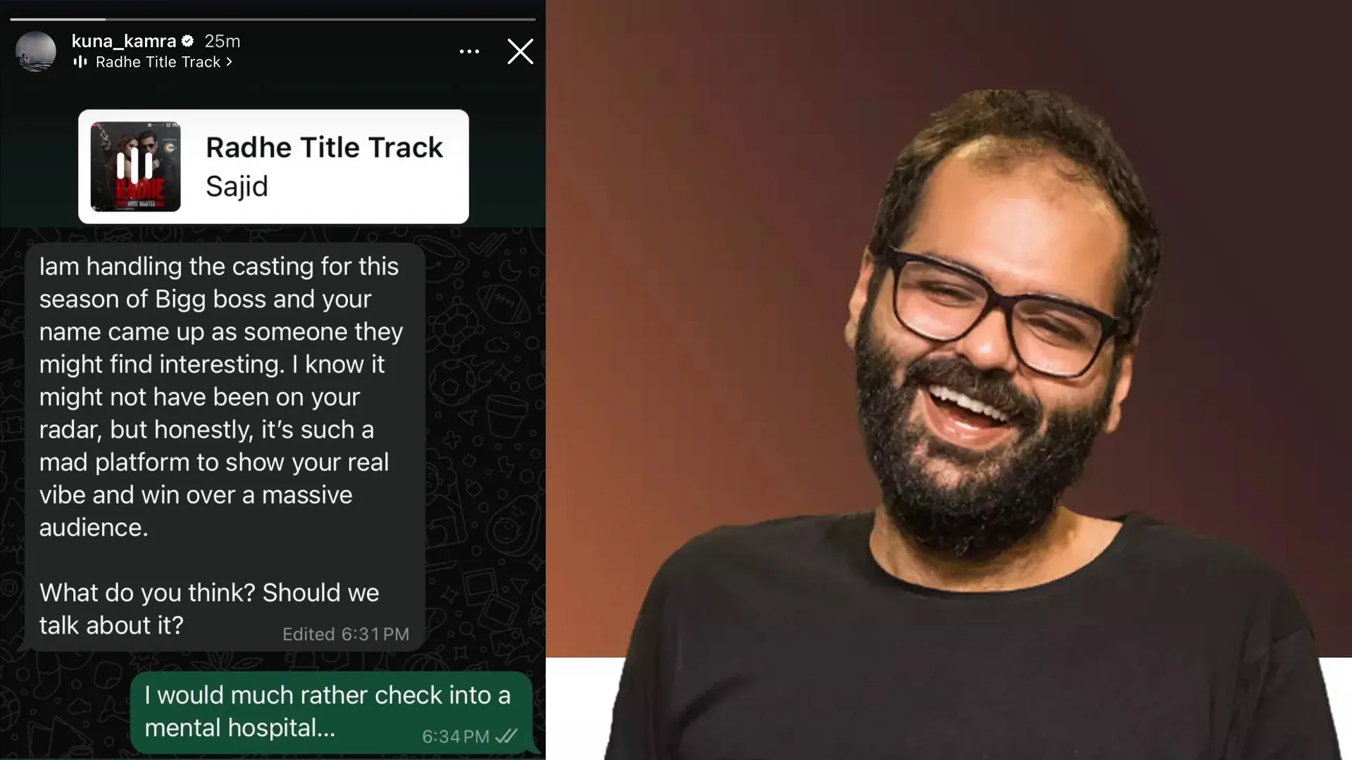 Kunal Kamra Roasts Bigg Boss Offer: “Mental Hospital Sounds More Peaceful”