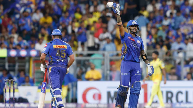 Mumbai Indians Crush CSK by Nine Wickets; Rohit, SKY Star in Big Win