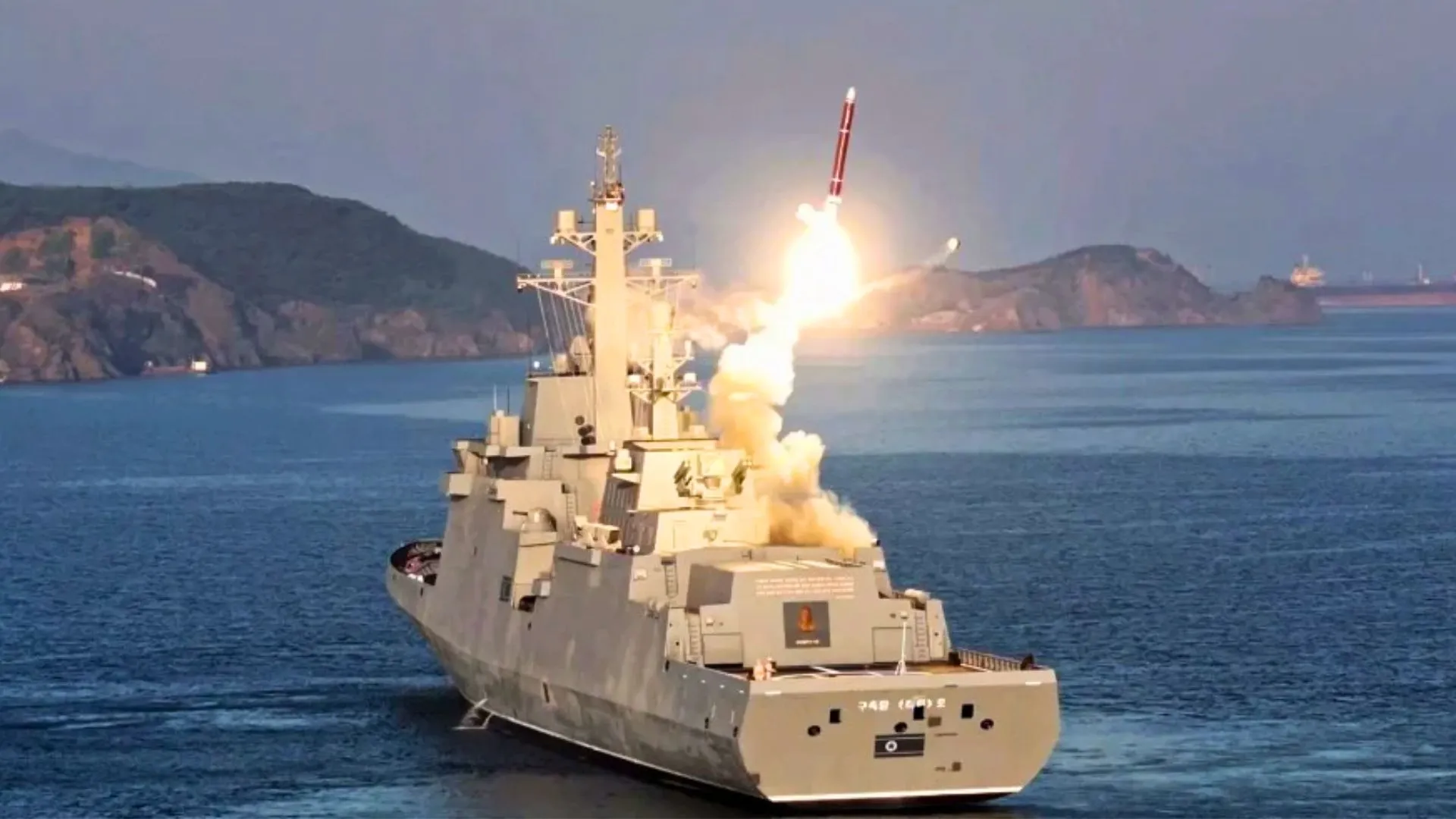 North Korea Test-Fires Missiles from Newly Launched 5,000-Tonne Warship