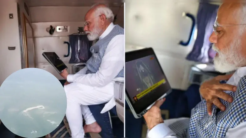 PM Modi Shares Spiritual Moment of Ram Setu and Ram Lalla’s Surya Tilak