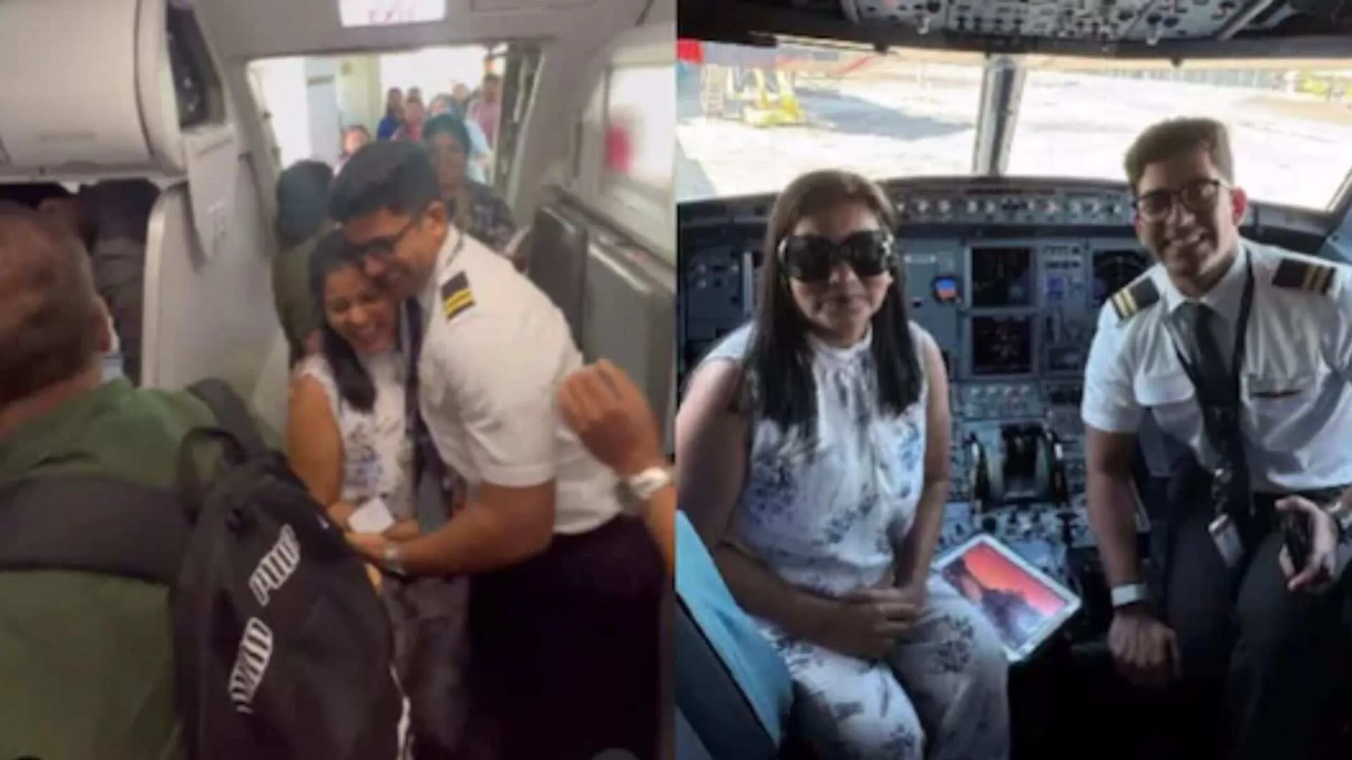 Pilot Surprises His Mother Onboard with Special Announcement | WATCH