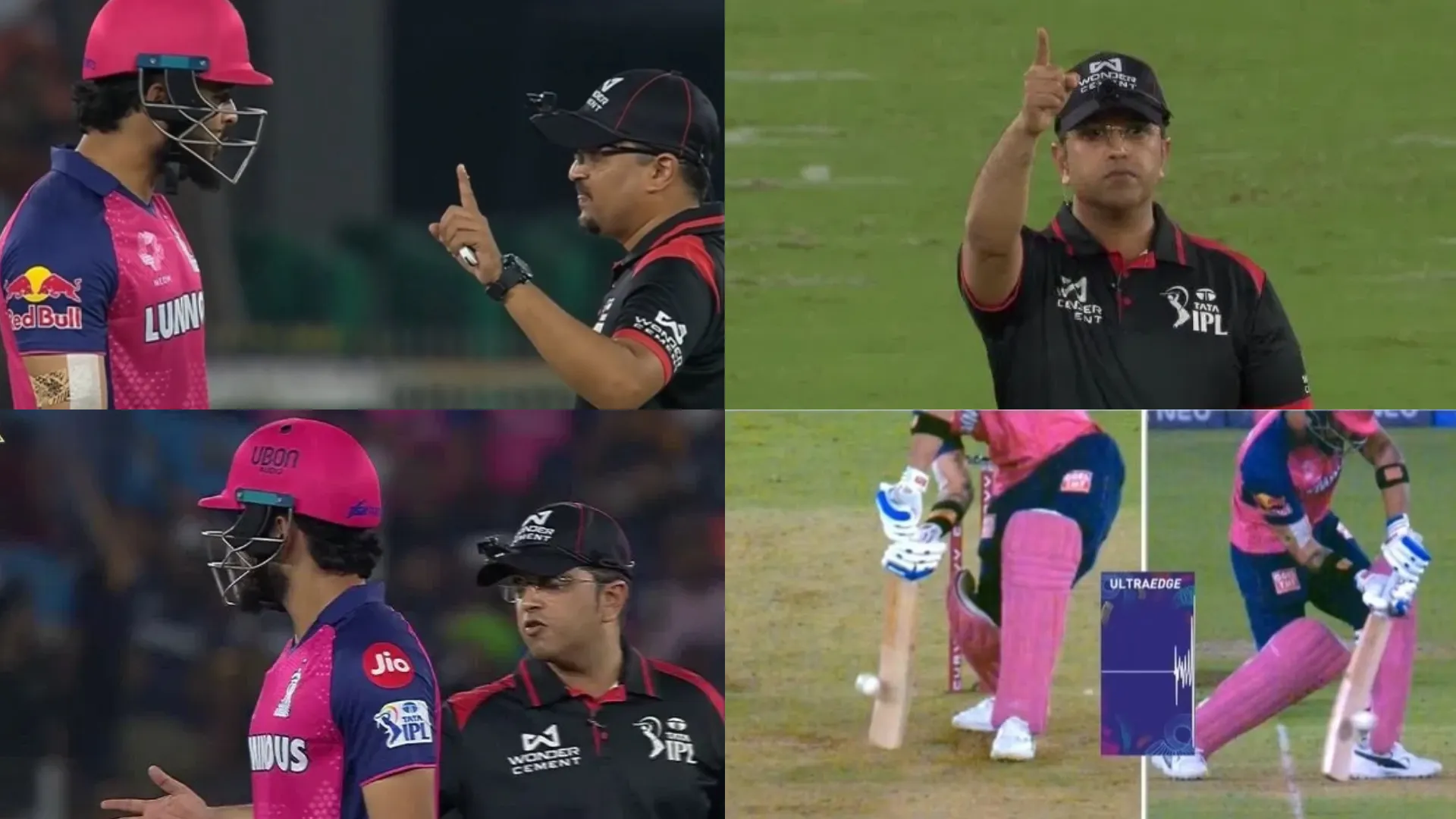 Riyan Parag Argues With Umpire Over Controversial DRS Call