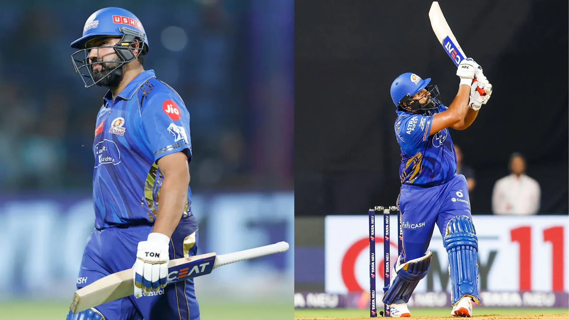 Rohit Sharma Hits 100 IPL Sixes at Wankhede, Joins Elite List