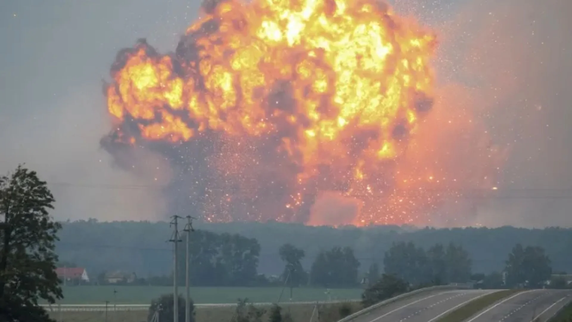 Massive Explosion Hits Russian Arms Depot, Declares Emergency And Sparks Evacuations