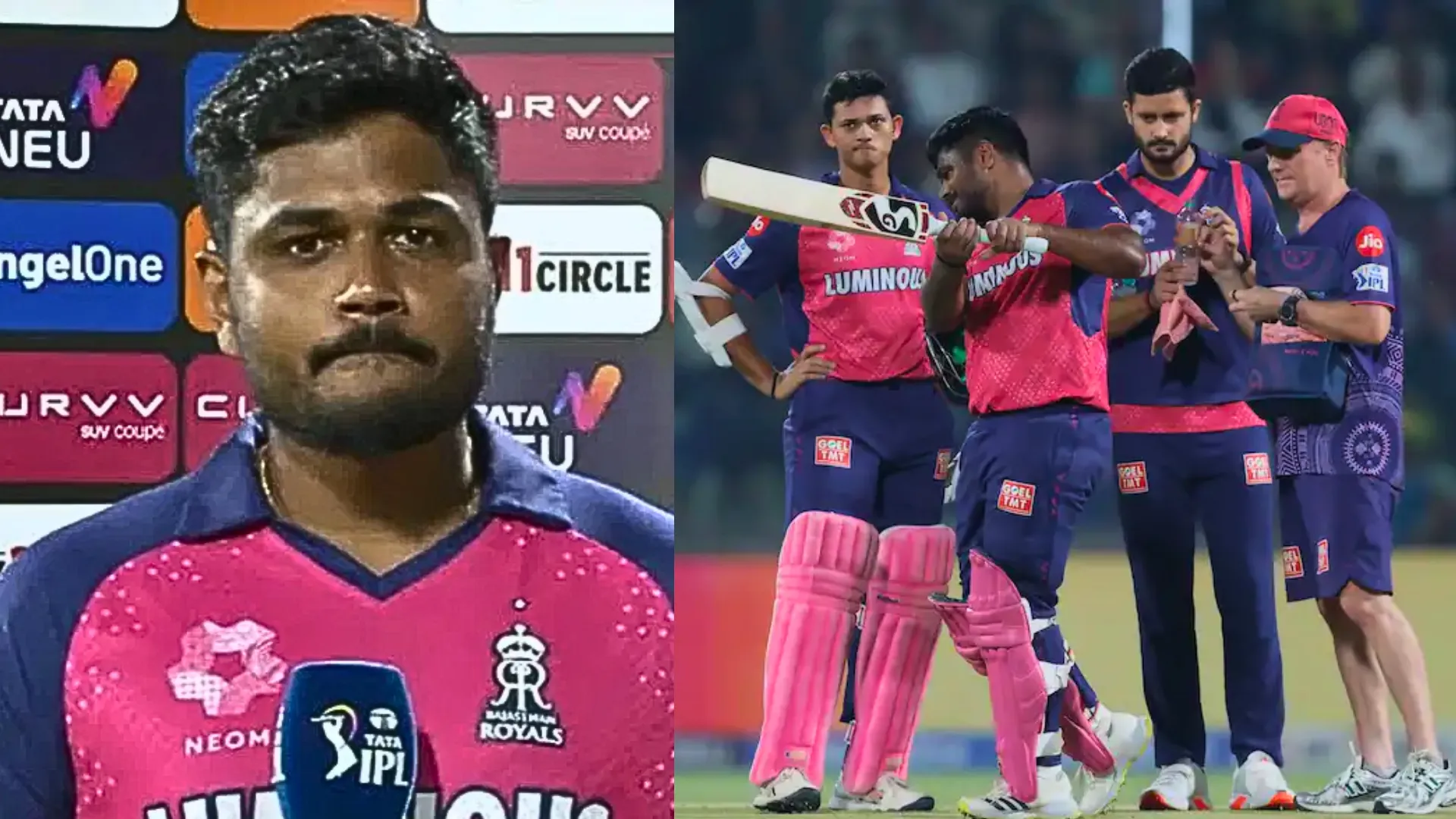 Sanju Samson Provides Injury Update After Retiring Hurt vs DC