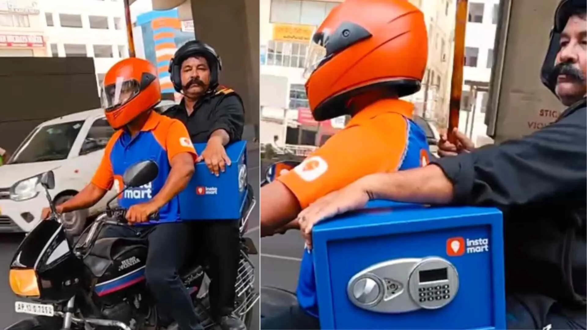 ‘Z+ Security?’: Swiggy Instamart Delivery Agent OTW to Deliver Gold | WATCH