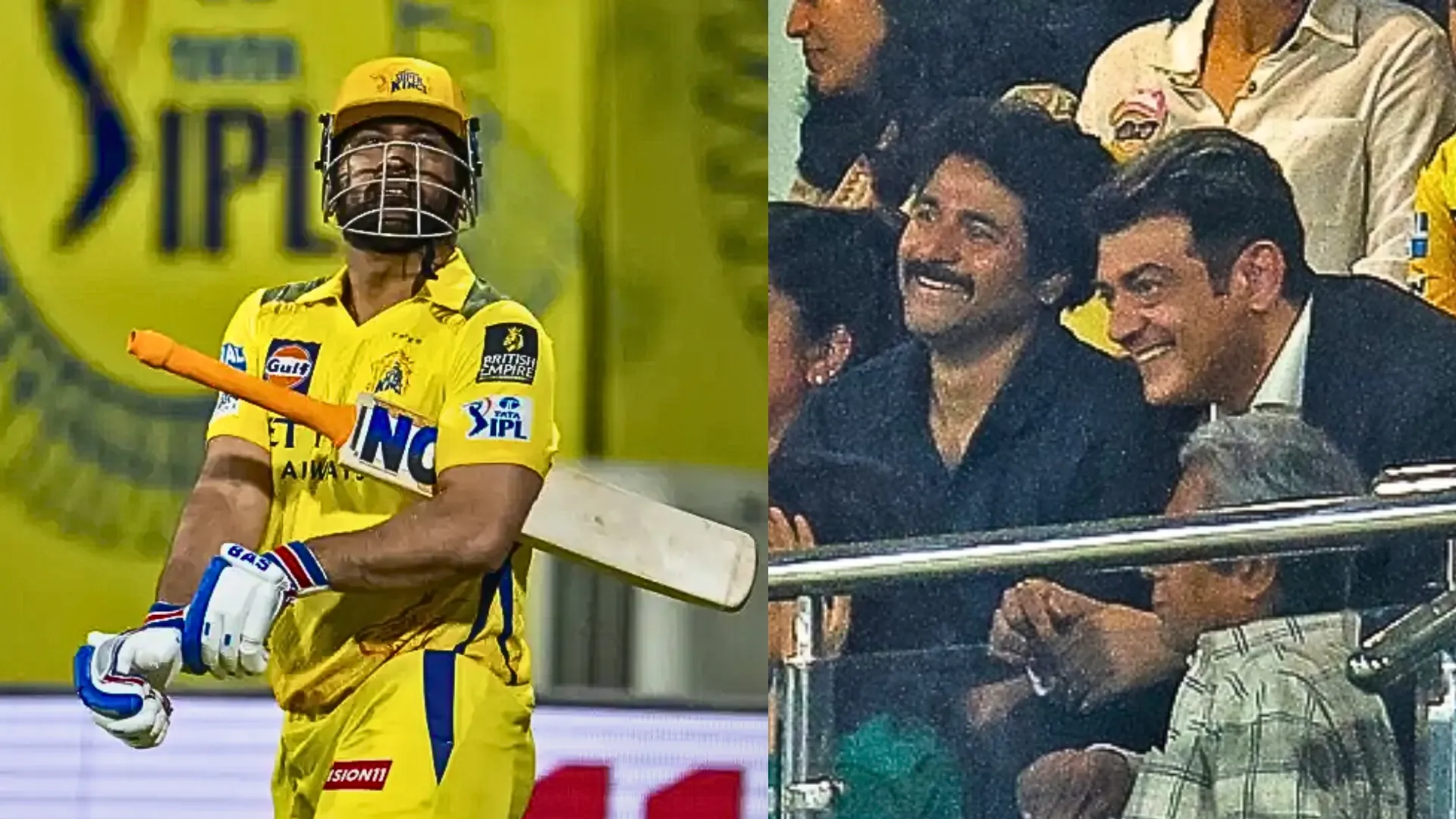 Thala Meets Thala: Ajith Kumar Cheers for Dhoni at Chepauk with Family