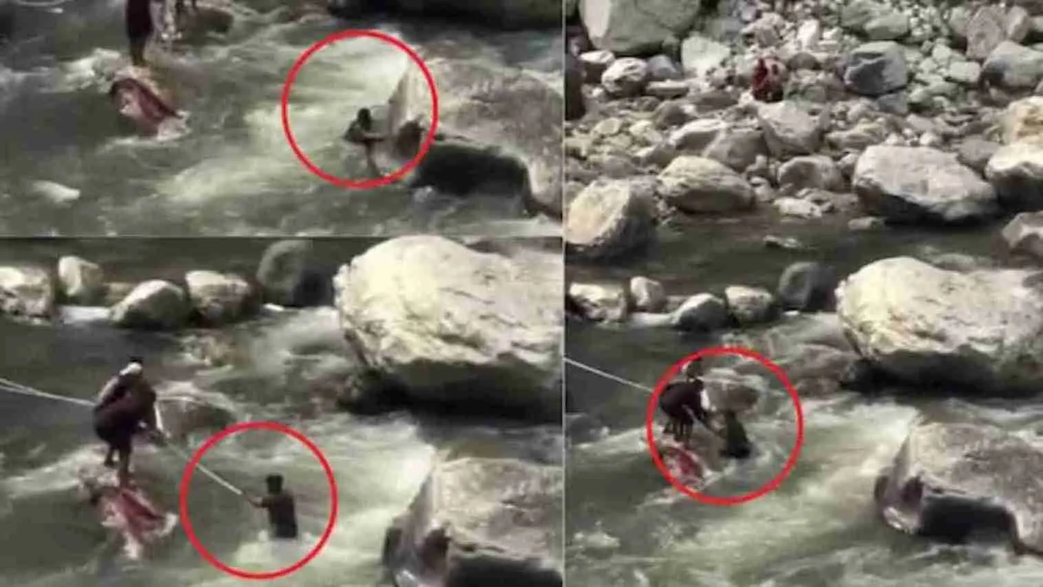 Tourist Falls Into River In Himachal While Taking Selfie | WATCH