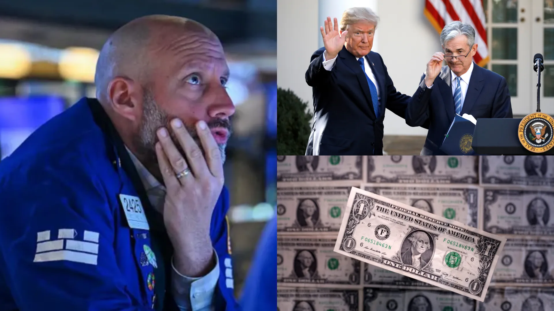 US Stocks, Dollar Dive as Donald Trump Criticizes Fed Chair Jerome Powell