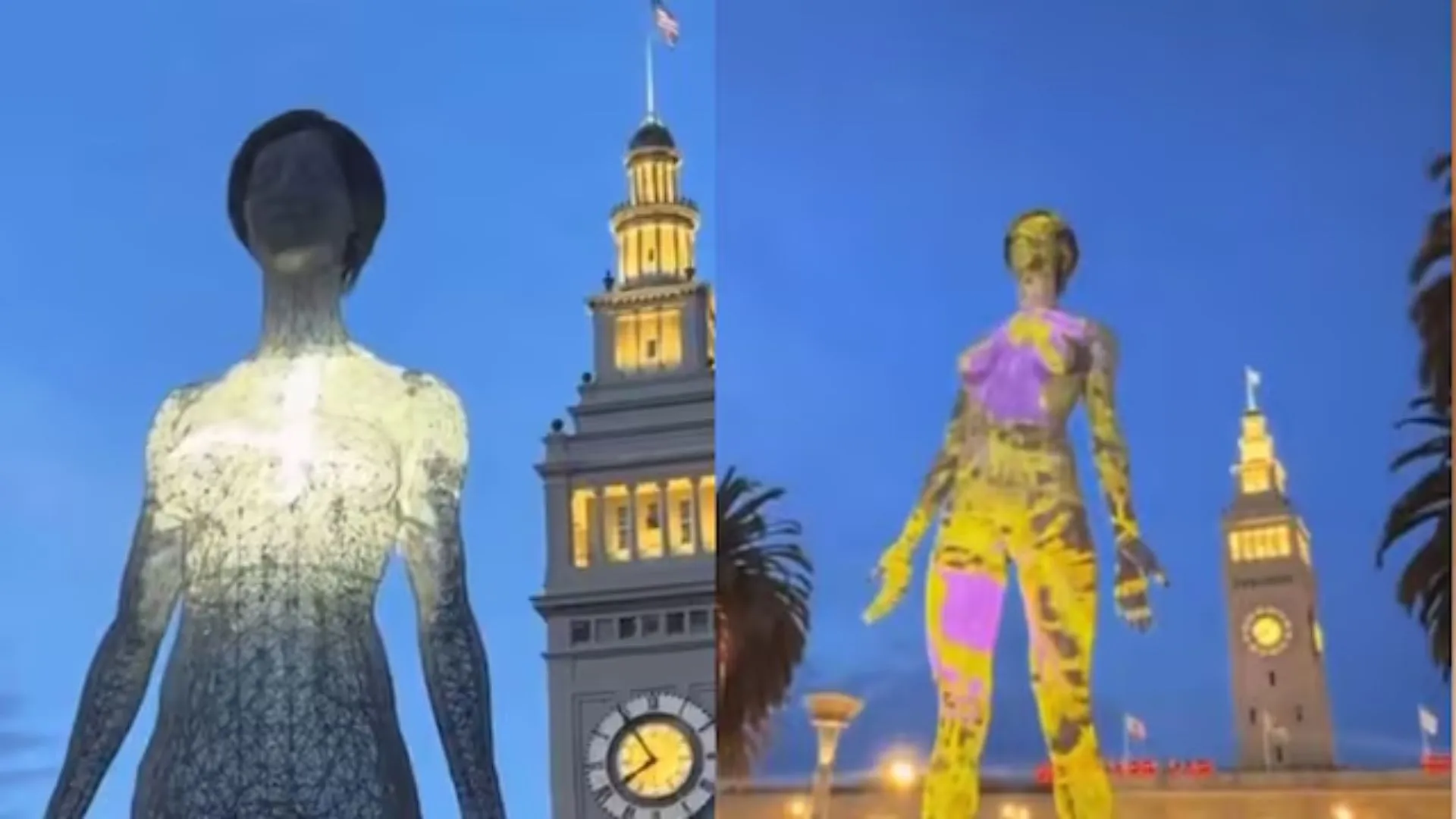 45-Foot Nude Woman Statue in San Francisco Triggers Social Media Backlash | WATCH
