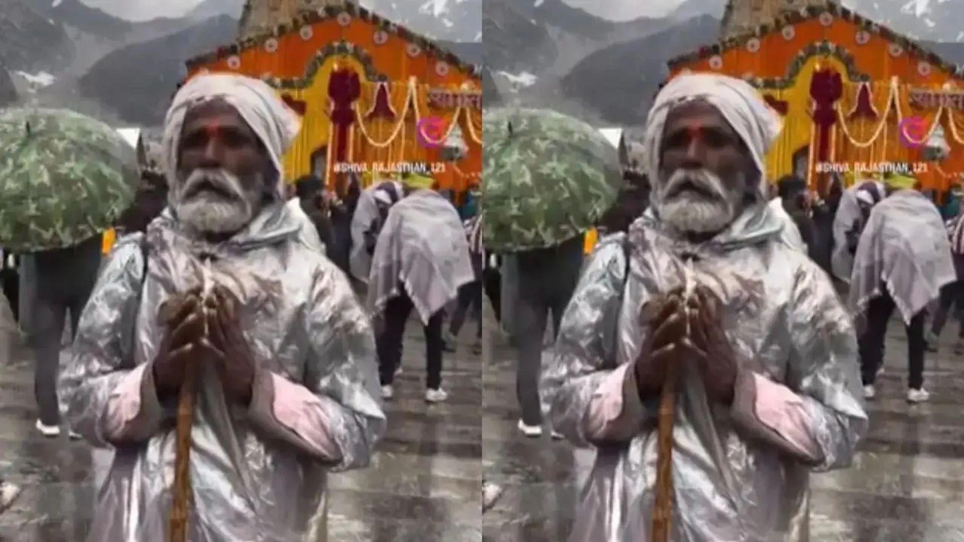 70-Year-Old’s 2-Month Trek to Kedarnath Wins the Internet | VIDEO