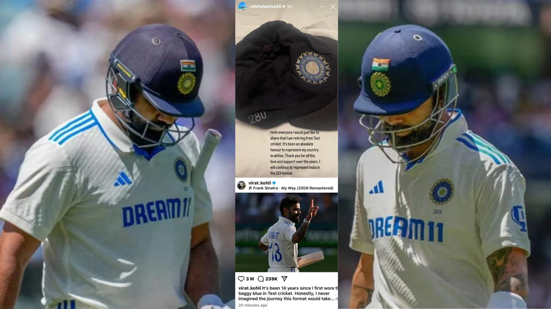 BCCI Faces Backlash Over Sudden Test Retirement of Virat Kohli, Rohit Sharma