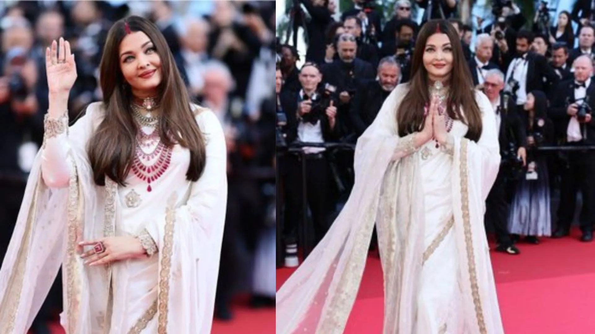 Cannes 2025: Aishwarya Rai Turns Heads in Iconic Look with Sindoor on Red Carpet