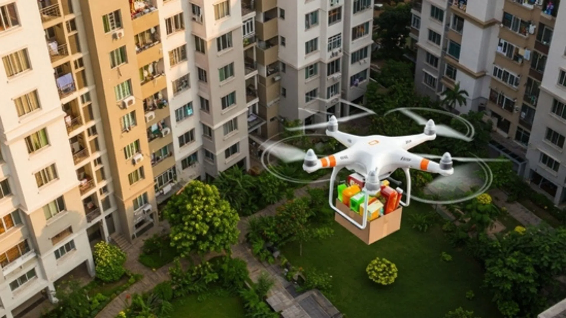 Drones Begin 10-Minute Grocery and Medicine Deliveries in Bengaluru