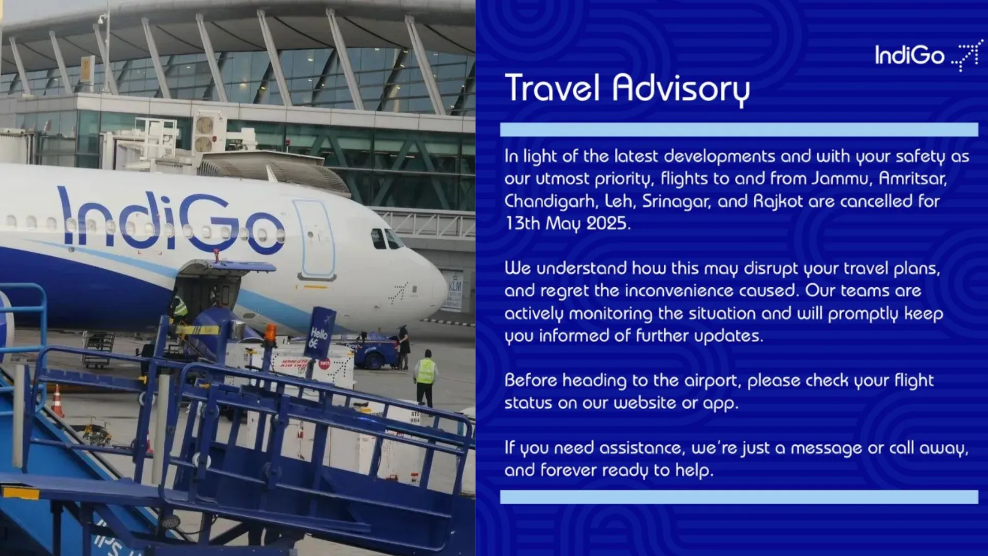 IndiGo Cancels Flights to Key Cities Amid Drone Sightings and Security Concerns