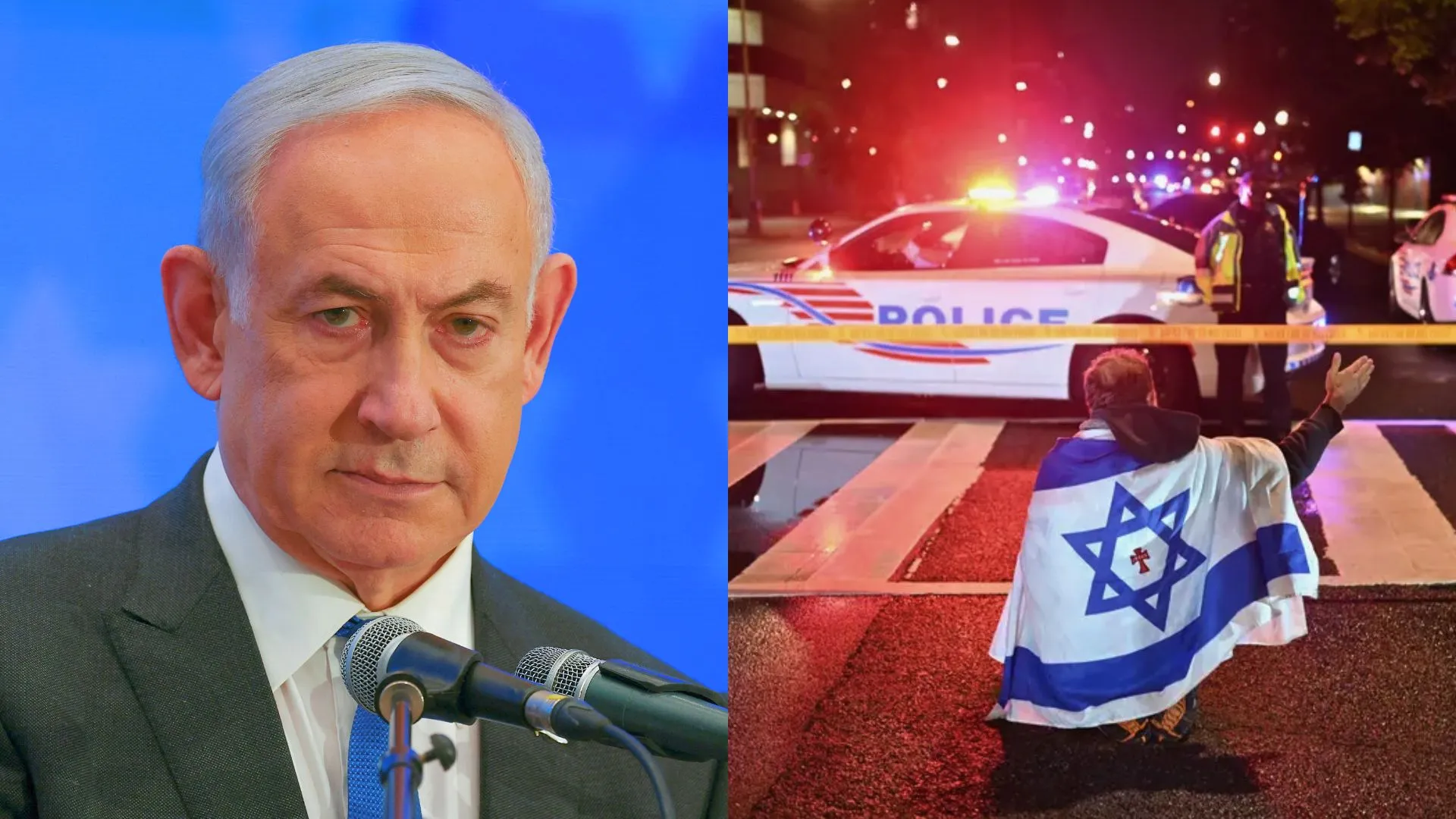 Israeli PM Netanyahu Demands Stronger Security After Embassy Staff Shooting in DC