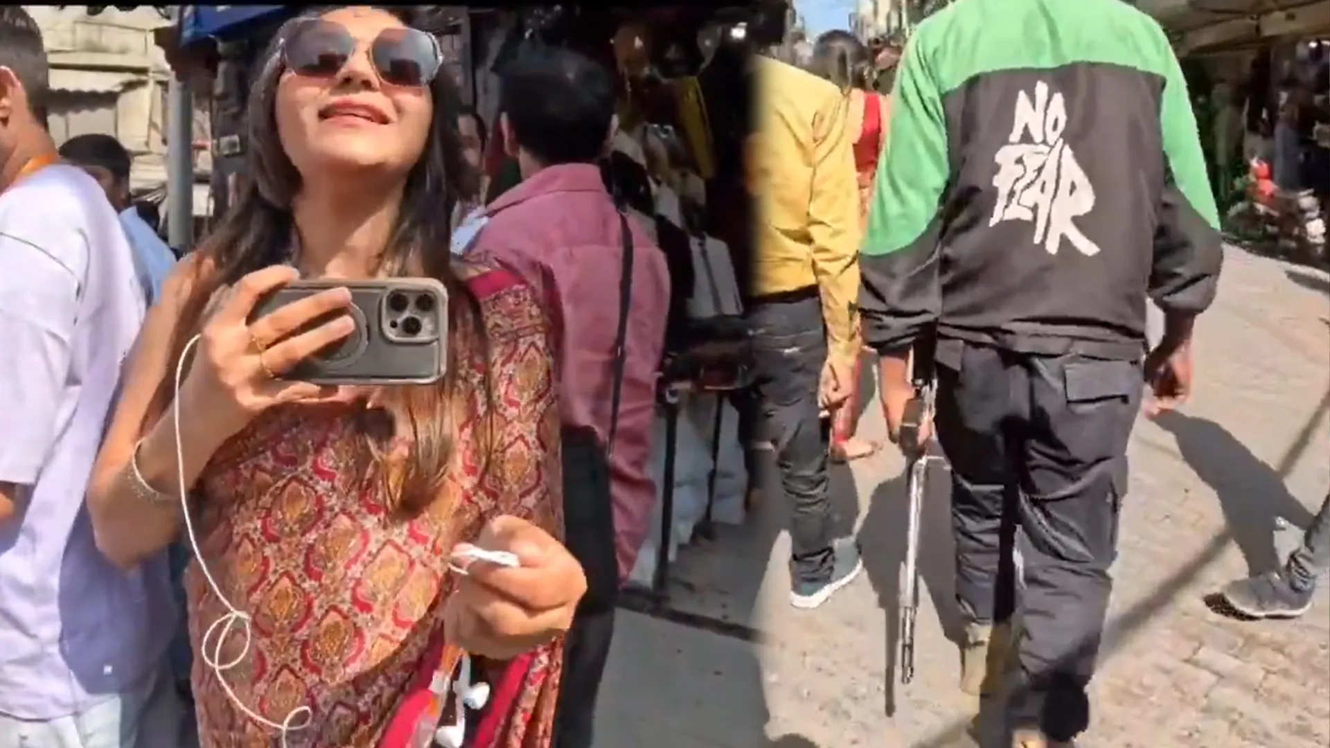 Jyoti Malhotra Roams Lahore with 6 AK-47 Armed Men, Leaves Foreign YouTuber Puzzled | Watch Video
