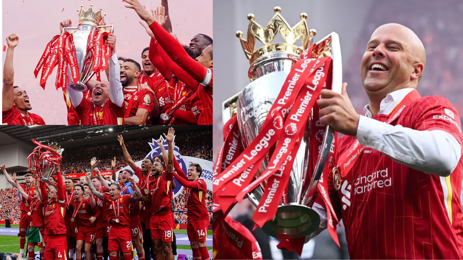 Liverpool Lift Premier League Trophy After Draw Against Crystal Palace