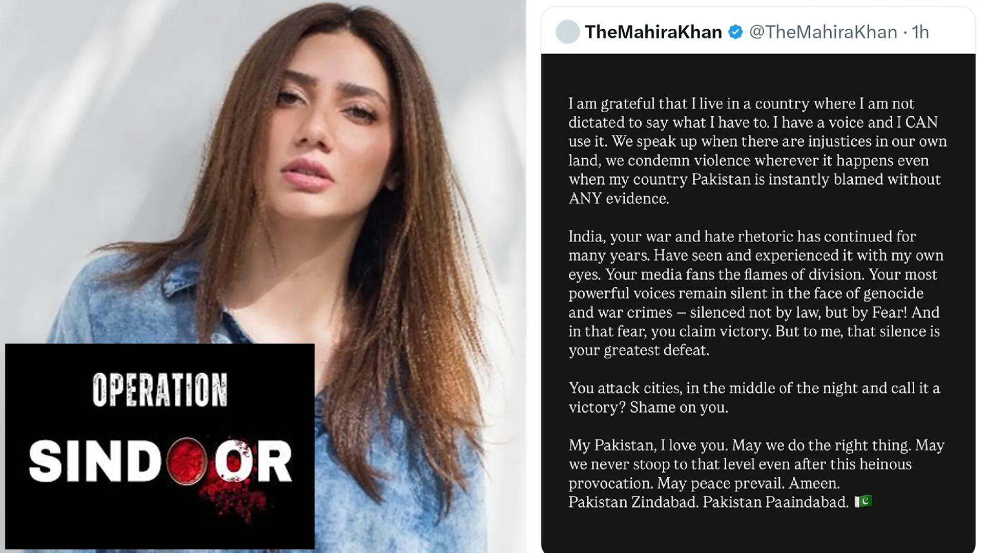 “Shame on You”: Mahira Khan Criticises India’s Strike on Terror Camps