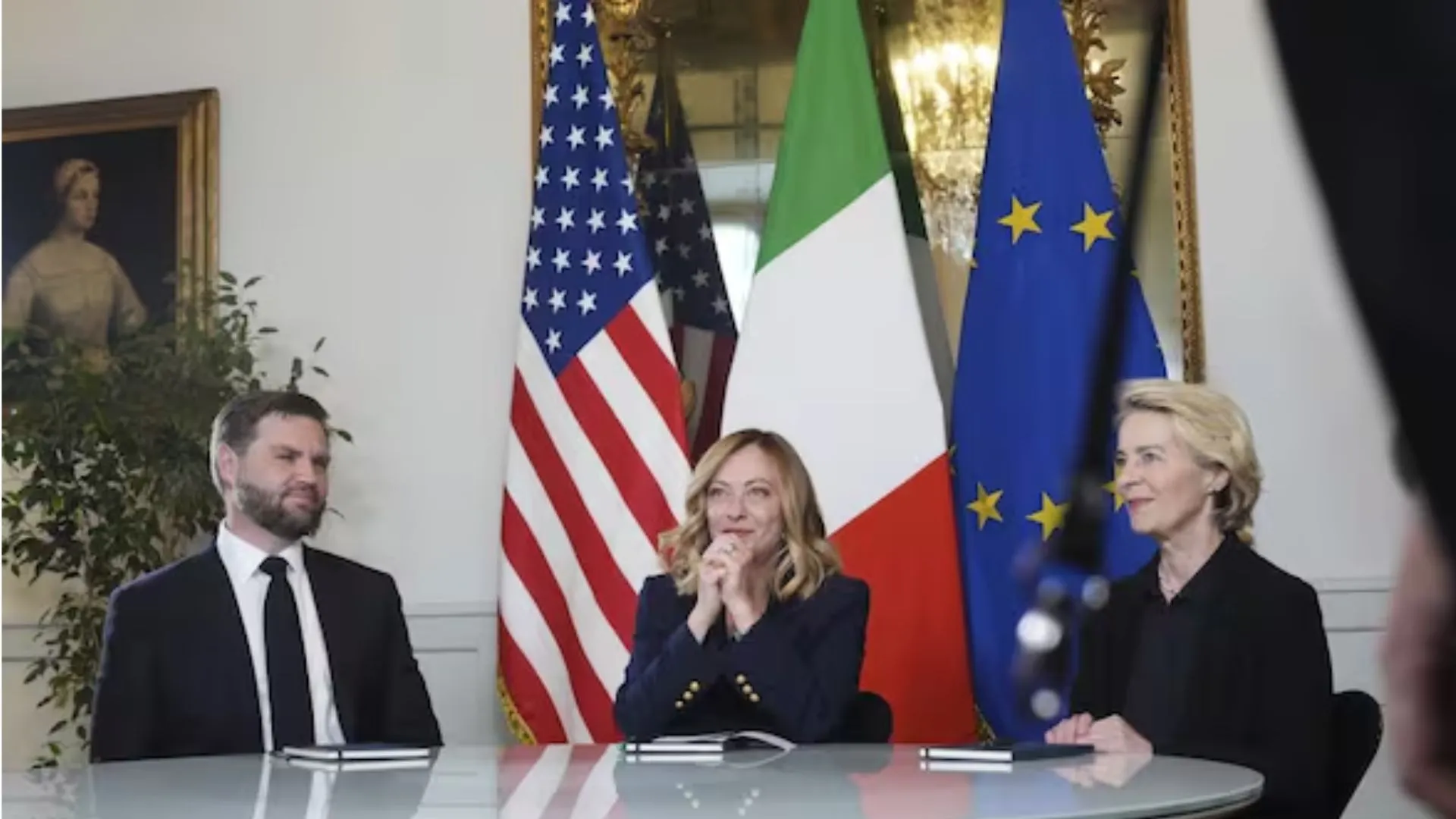 Meloni Hosts Key Talks with U.S. and EU Leaders, Seeks ‘New Beginning’