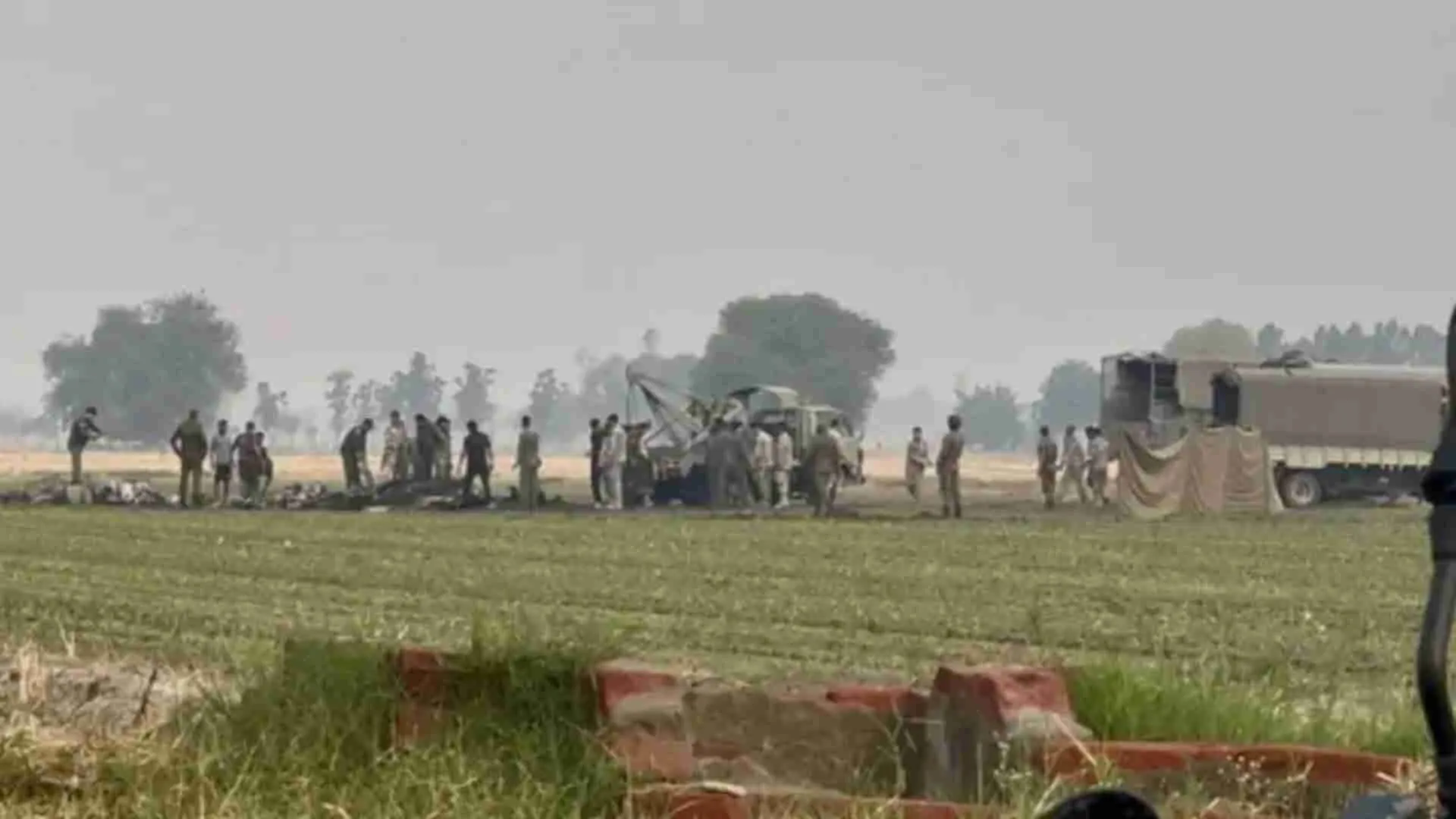 Mystery Aircraft Crashes In Punjab During Operation Sindoor, Burns The Field | WATCH