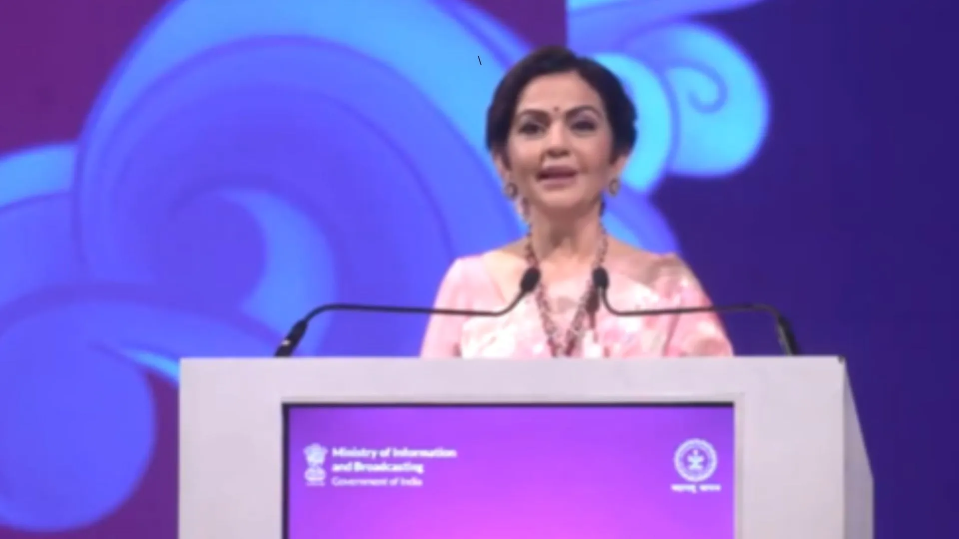 Nita Ambani Celebrates India’s Cultural Strength at WAVES 2025 | Watch