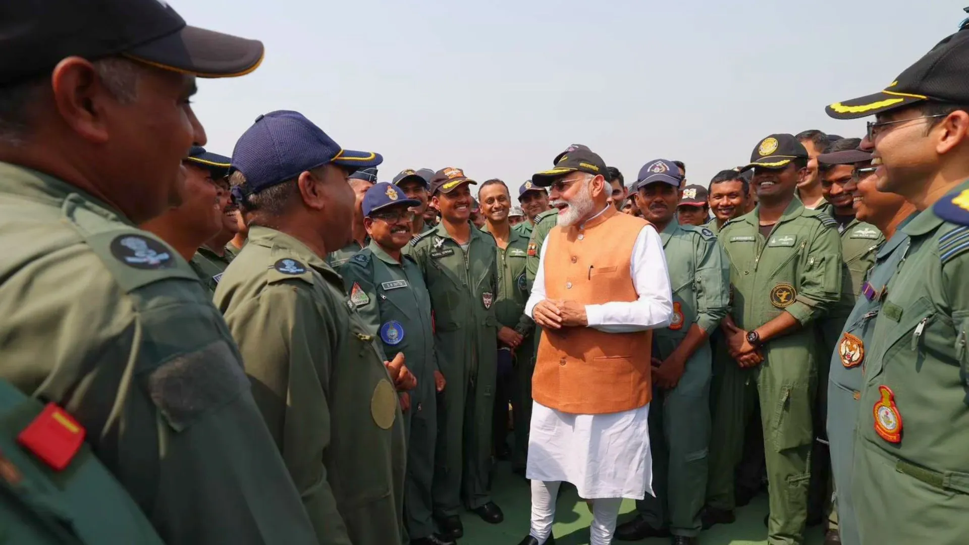 PM Modi Visits Adampur Air Base, Calls Interaction with Jawans a ‘Very Special Experience’