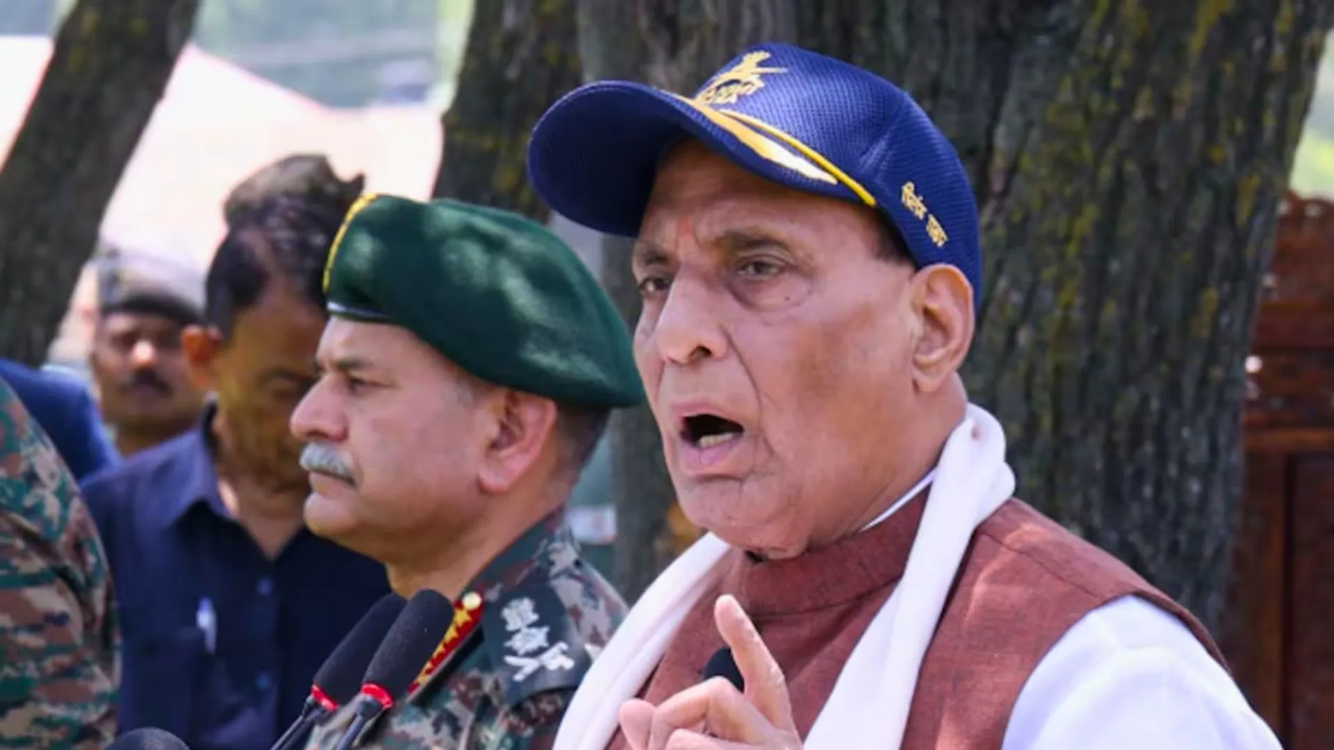 Rajnath Singh at Bhuj Airbase: ‘Op Sindoor a trailer, picture abhi baaqi hai’ | WATCH