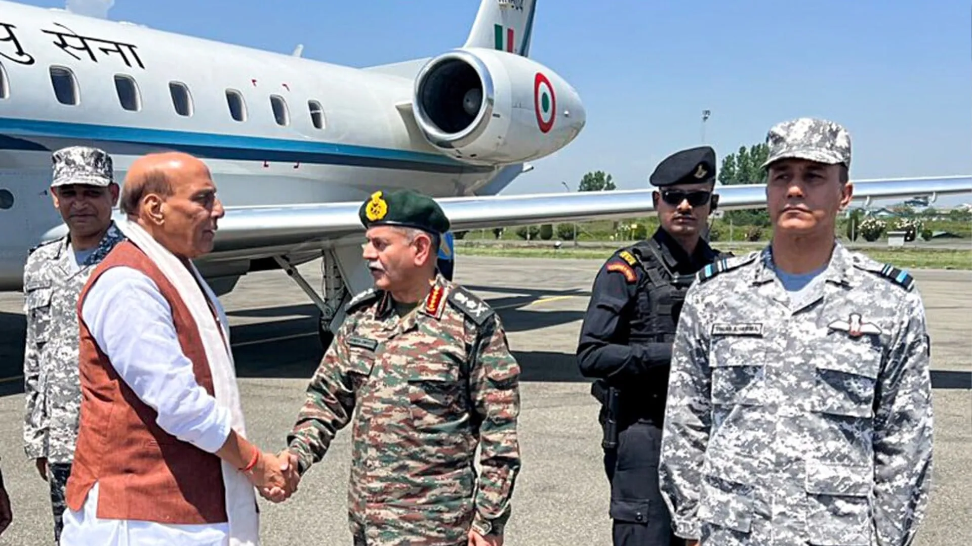 Rajnath Singh Reaches Bhuj, Set to Meet ‘Air Warriors’ Today | Watch