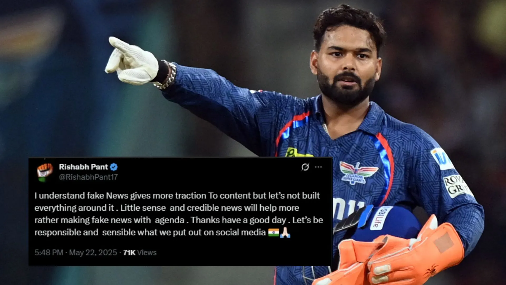 Rishabh Pant Hits Back at Rumours of LSG Exit After Underwhelming IPL 2025 Season