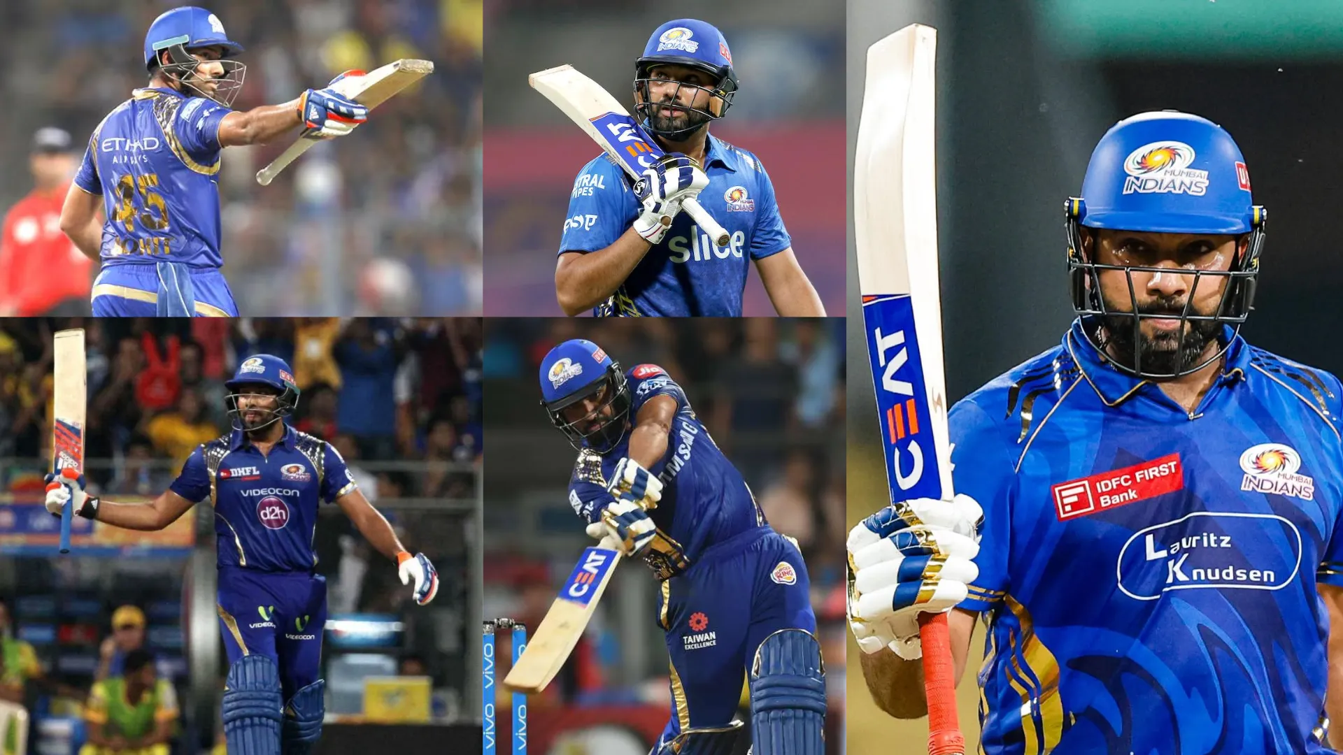 Rohit Sharma Becomes First Indian Player to Hit 300 Sixes in IPL