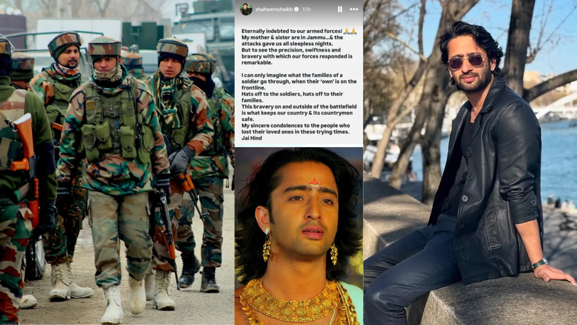 Shaheer Sheikh Shares Heartfelt Tribute to Indian Army After Jammu Terror Attacks