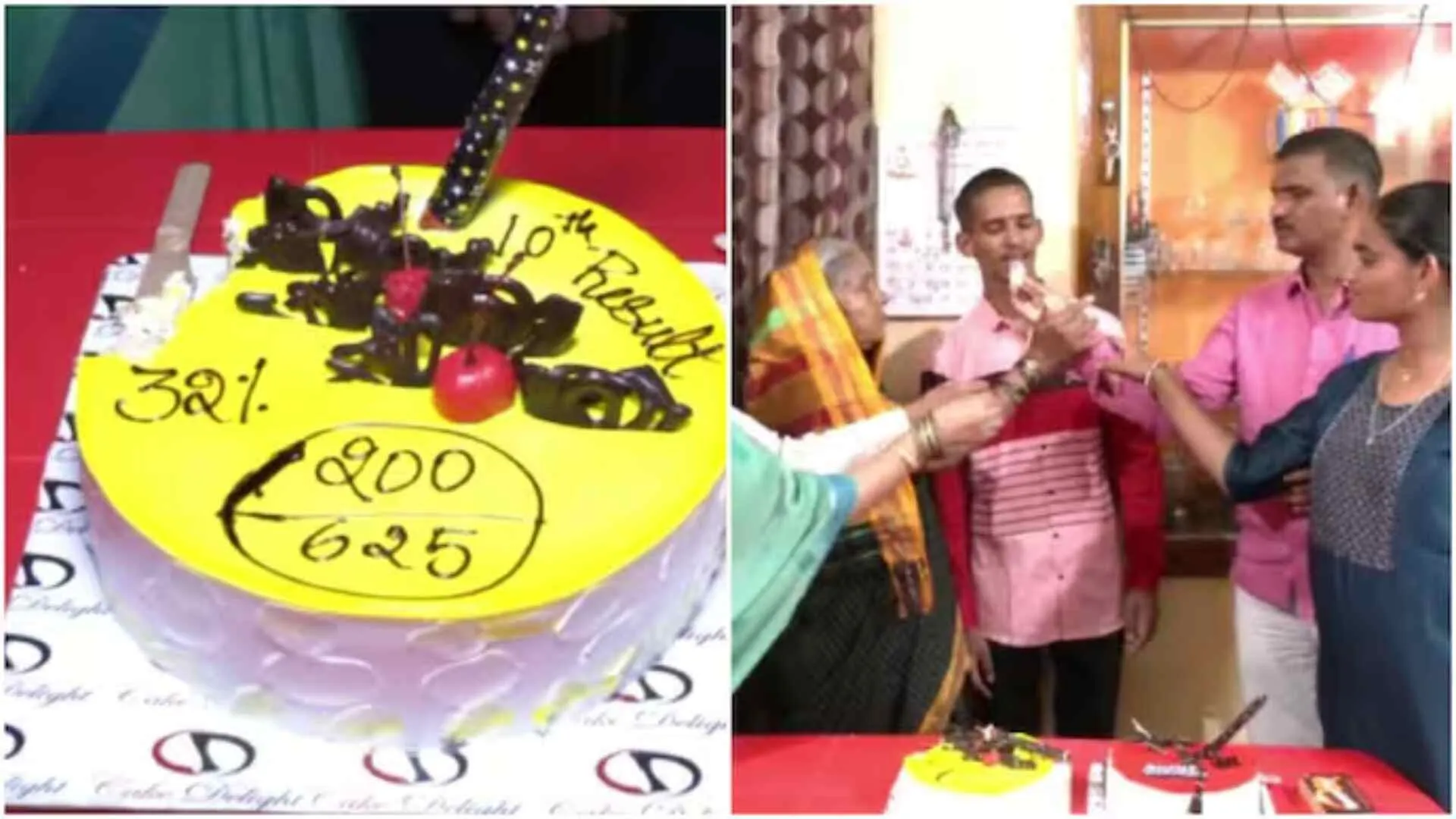 Karnataka Parents Celebrate Son’s Class 10 Exam Failure with Cake | WATCH