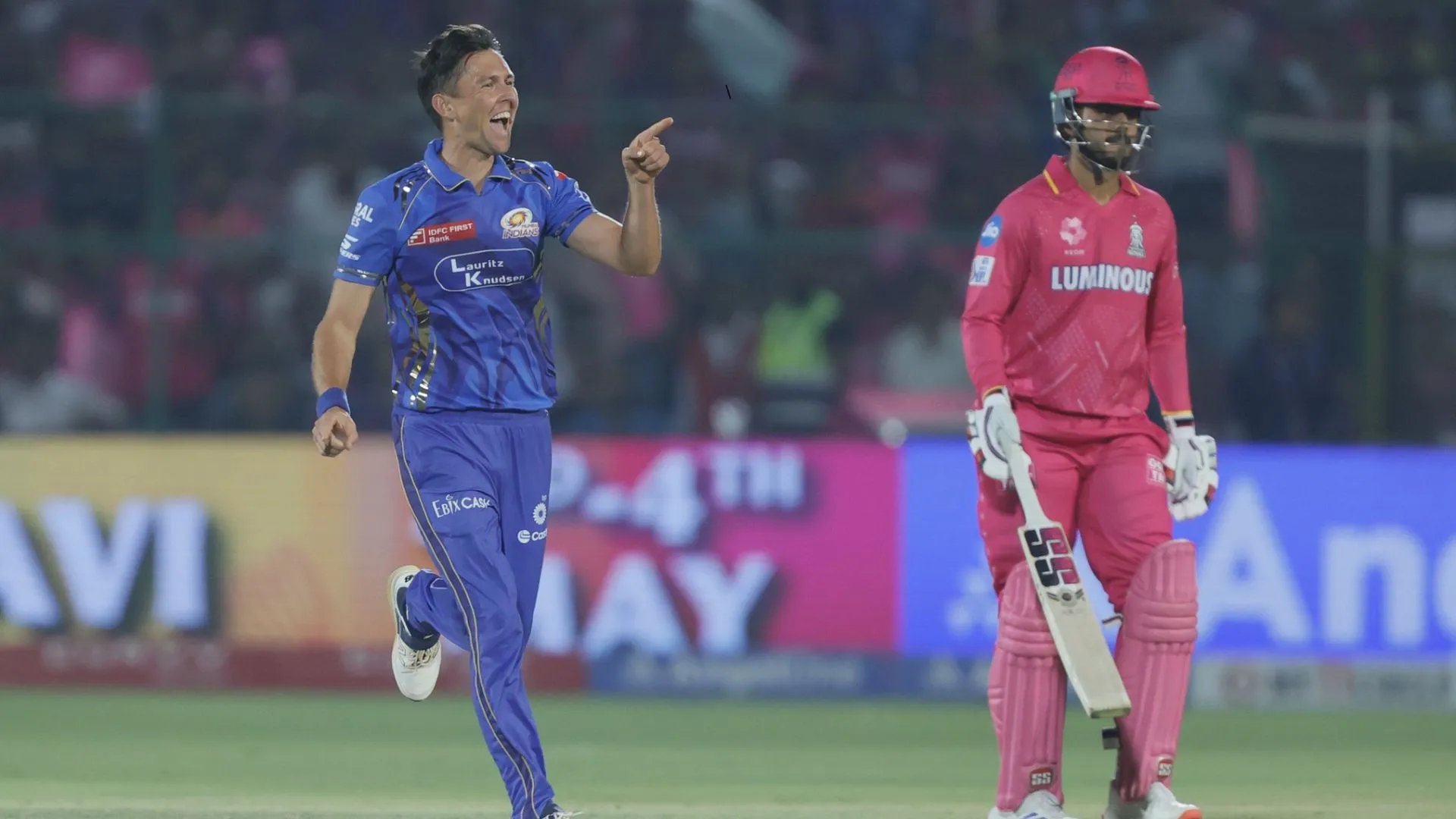 Trent Boult Praises Mumbai Indians’ Batting After Big Win Over Rajasthan Royals
