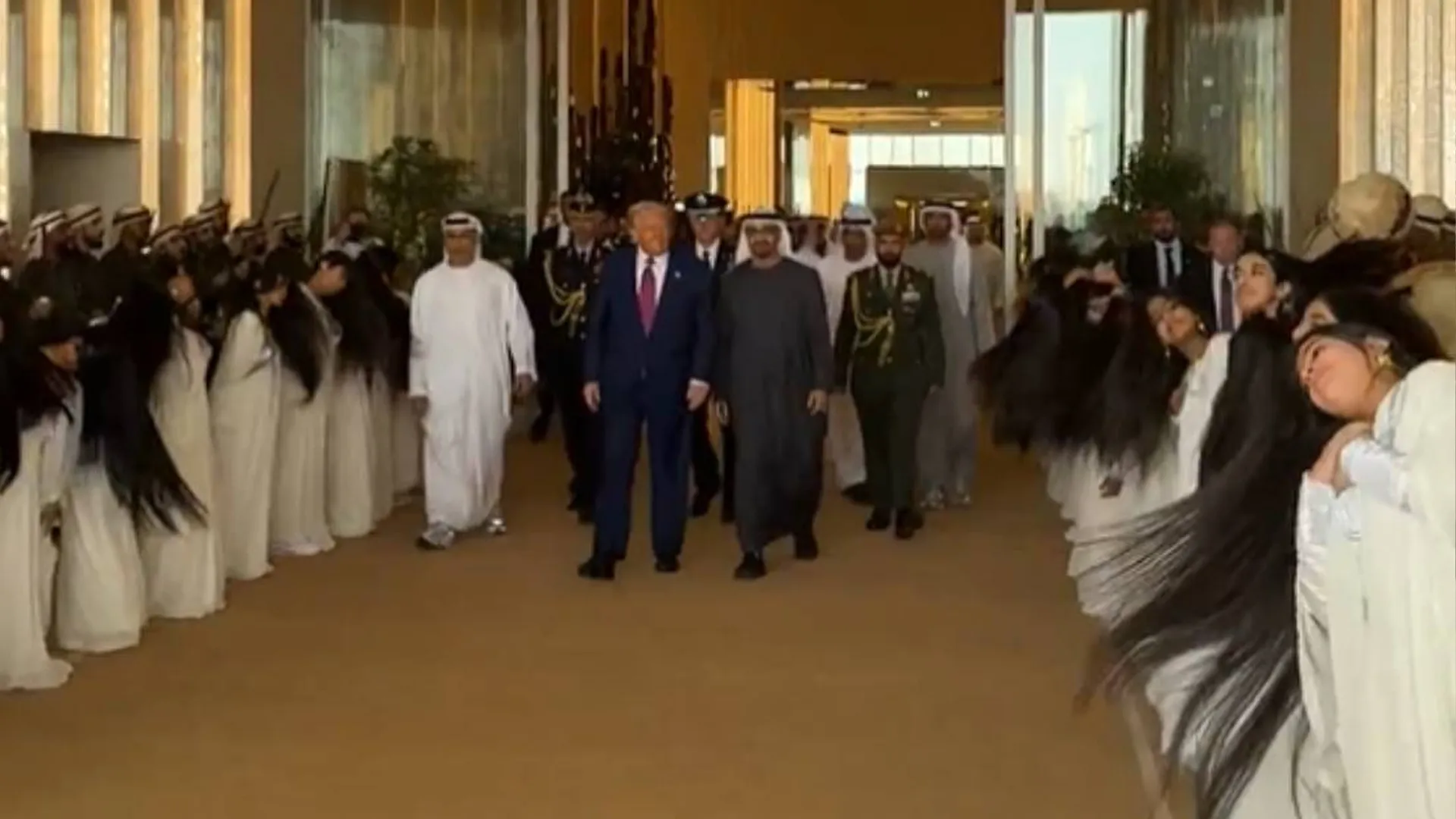 What This Hair-Flipping Dance Symbolises: UAE’s Grand Al-Ayyala Welcome for Trump