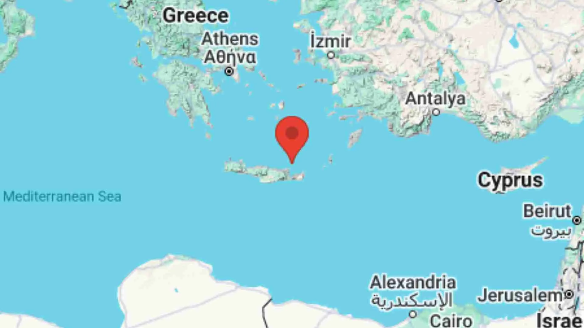 Tsunami Alert Issued For Greece After Massive Earthquake Hits Crete