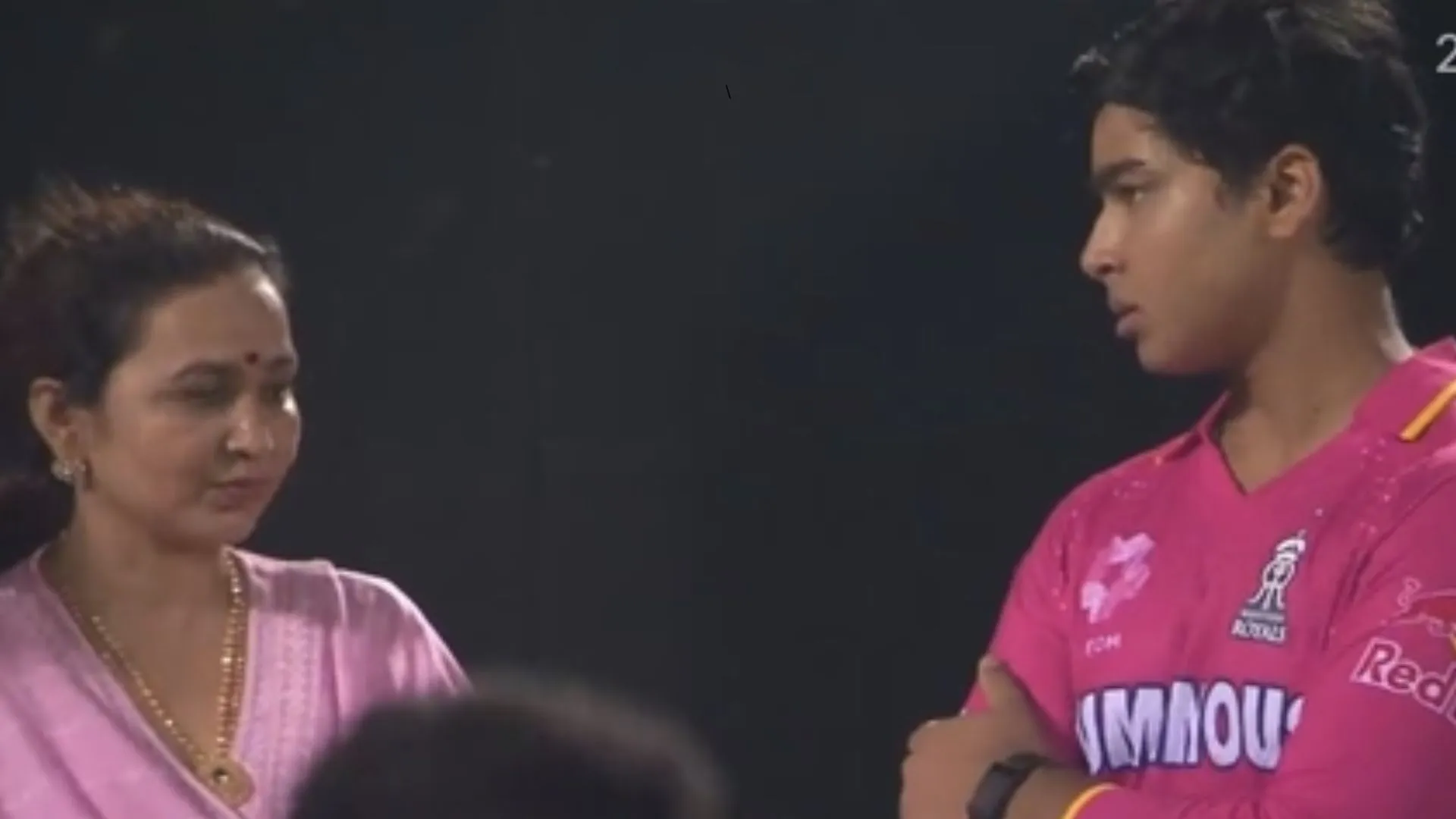 Vaibhav Suryavanshi Turns to His Mother After Two-Ball Duck Against Mumbai Indians
