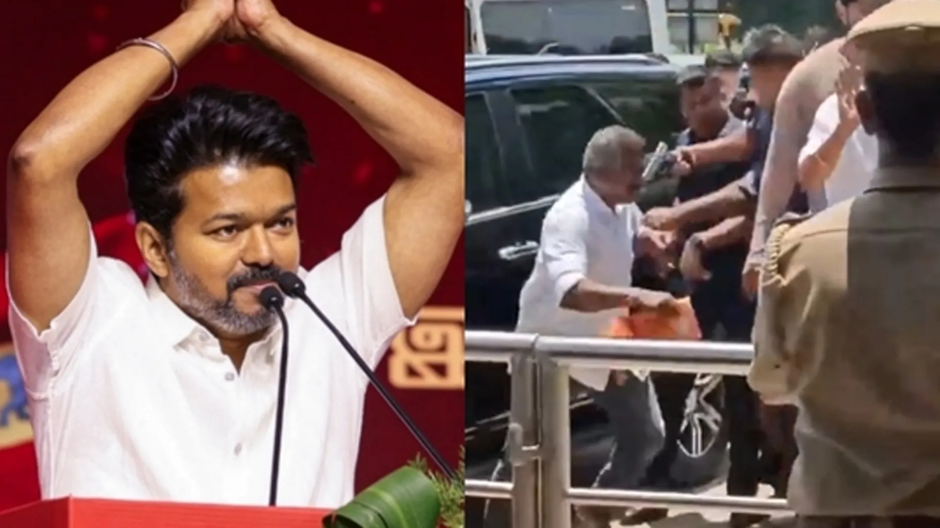 Vijay’s Bodyguard Points Gun at Fan at Madurai Airport, Sparks Social Media Uproar | Watch