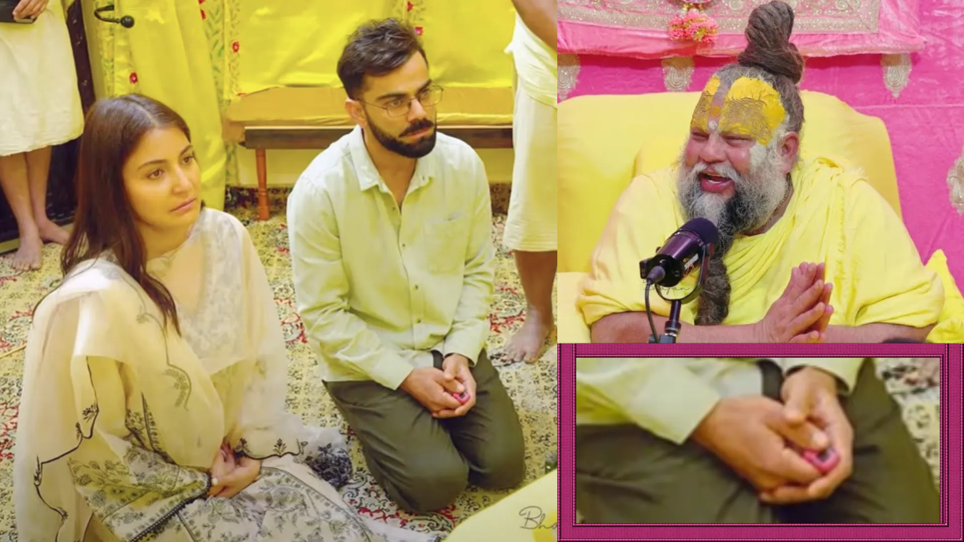 Virat Kohli Engages in Mala Jaap During Meeting with Premanand Maharaj | Watch
