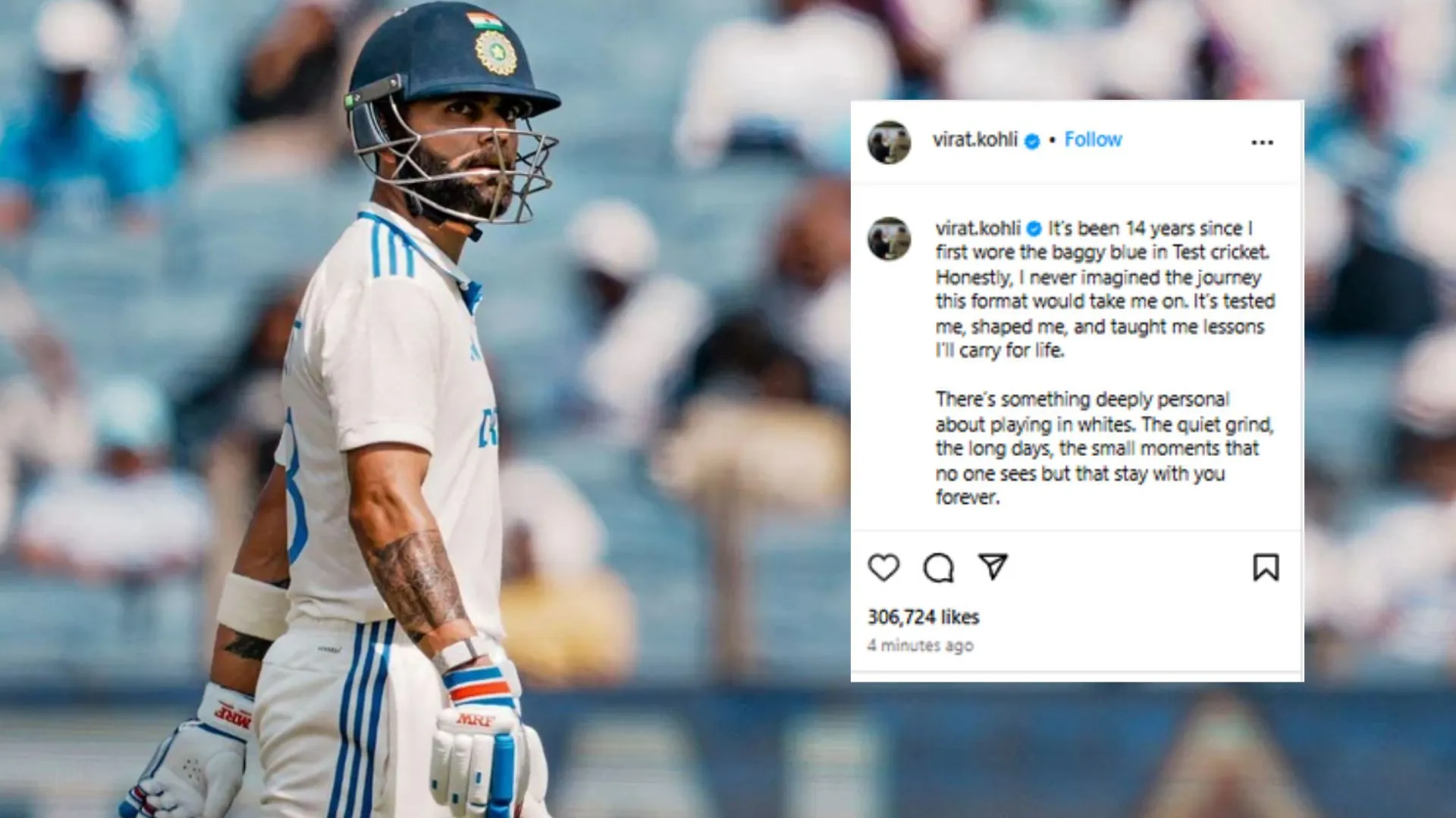CONFIRMED: Virat Kohli Announces Retirement, Says ‘It Feels Right’