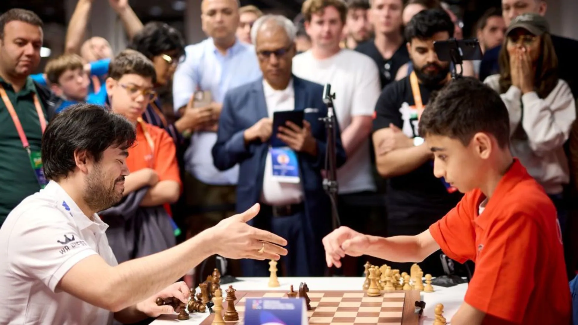 13-Year-Old Beats World No.2 Hikaru Nakamura at World Blitz Team Championship