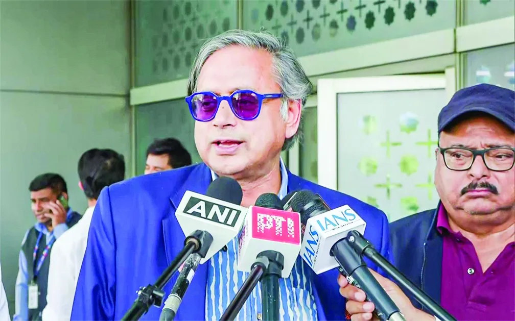 Stormy days: Tharoor admits to differences with party leadership