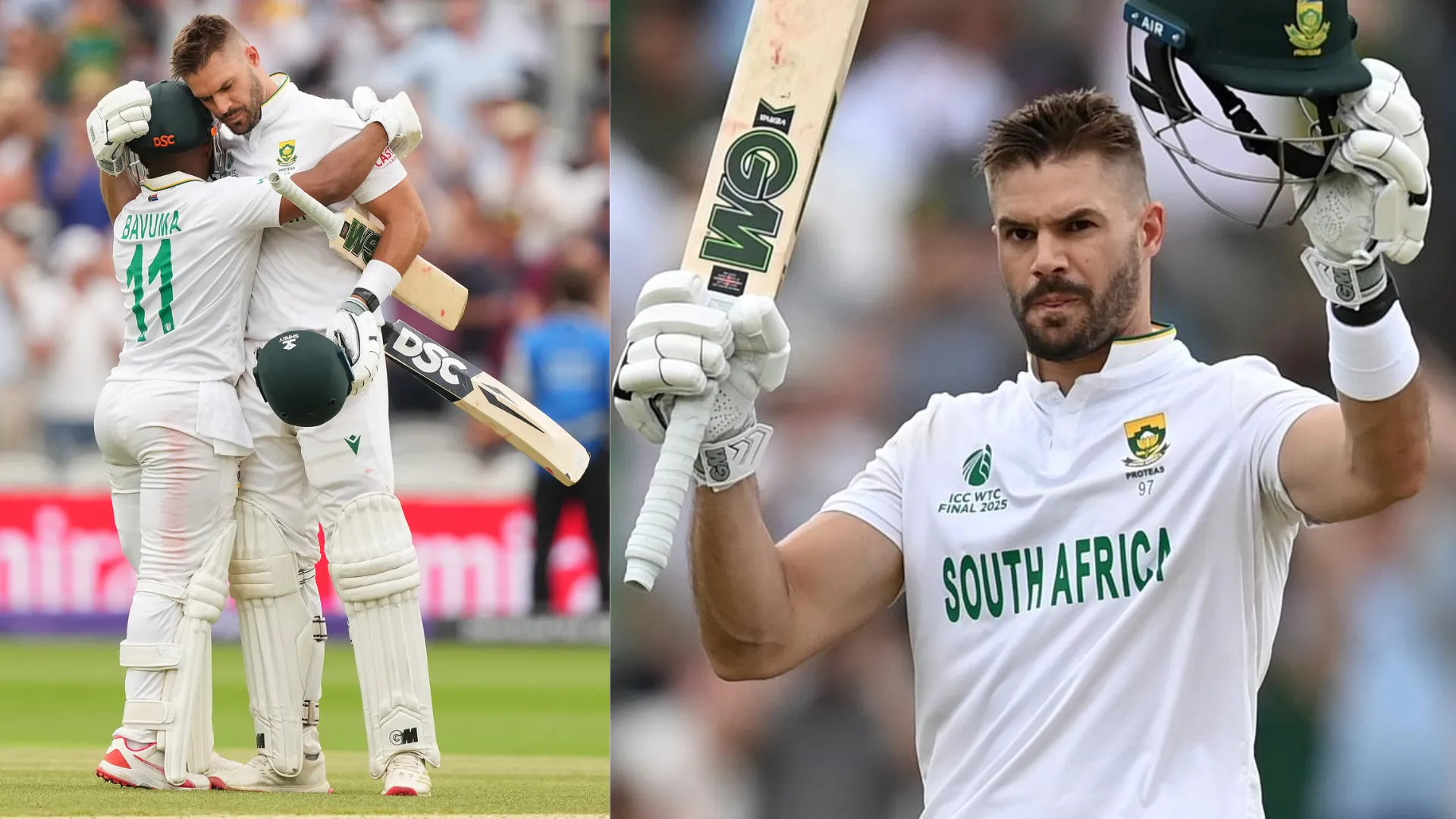 Aiden Markram Becomes Only Third Batter to Score a Hundred in WTC Final