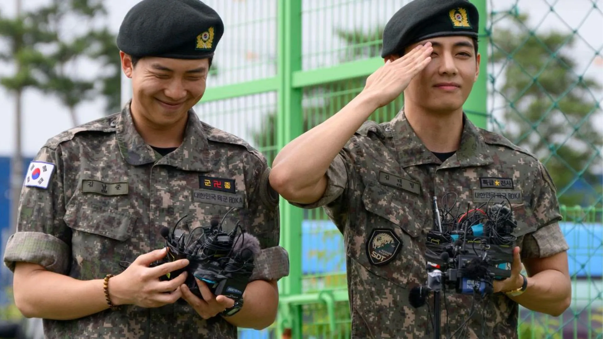 BTS Members RM and V Discharged from South Korean Military Service