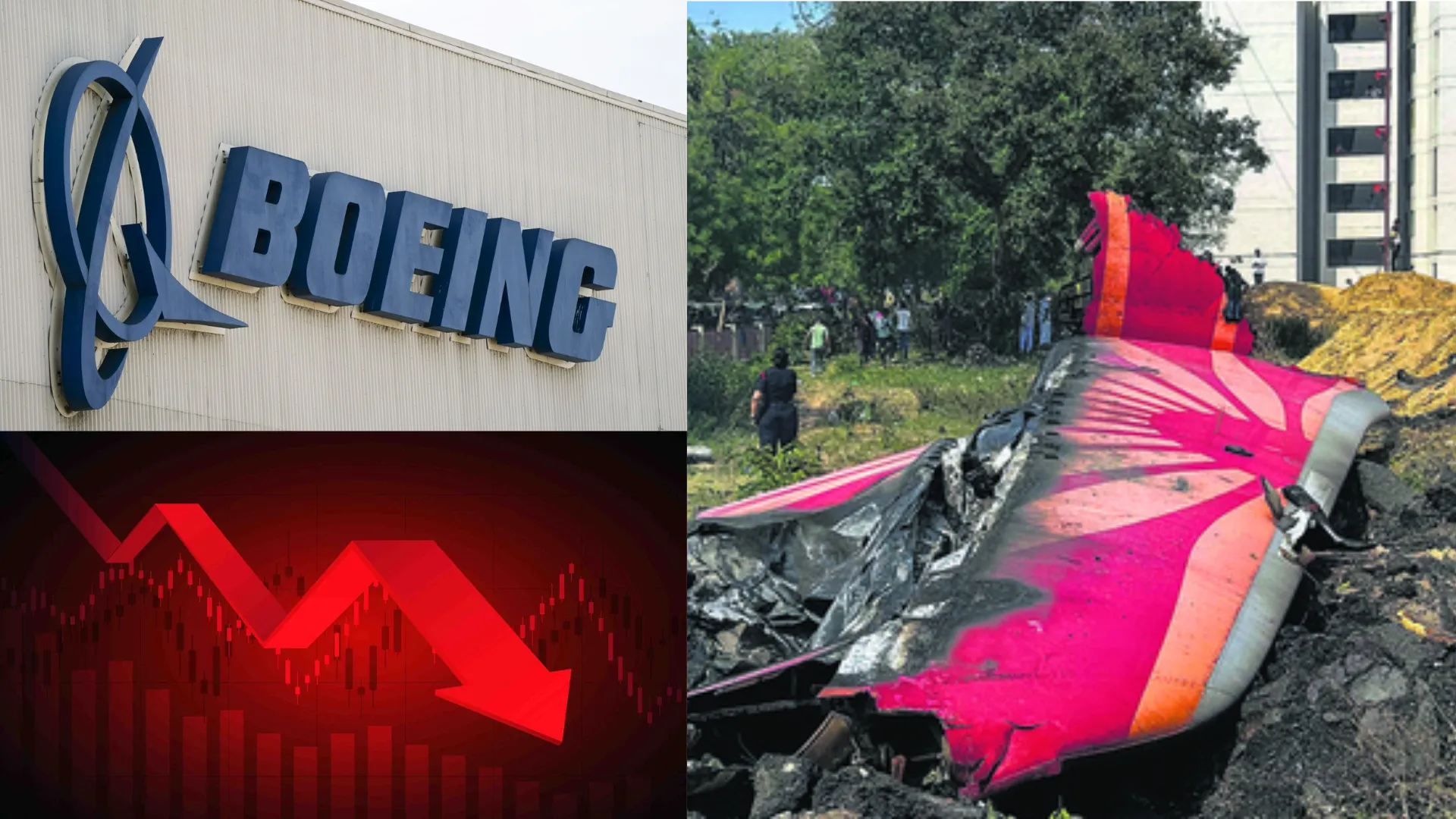 Boeing Shares Drop 4.2% After Deadly Air India Dreamliner Crash in Ahmedabad