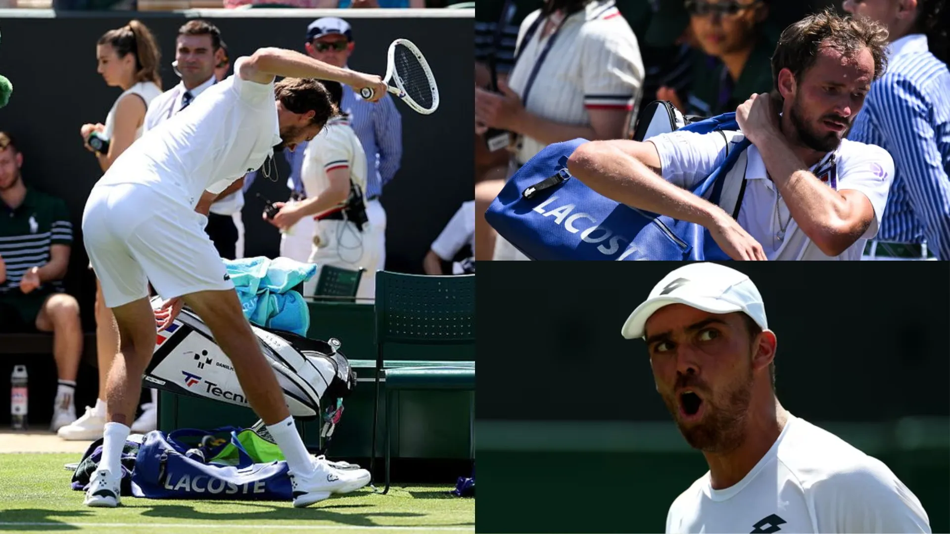 Daniil Medvedev Knocked Out in First Round of Wimbledon by Benjamin Bonzi