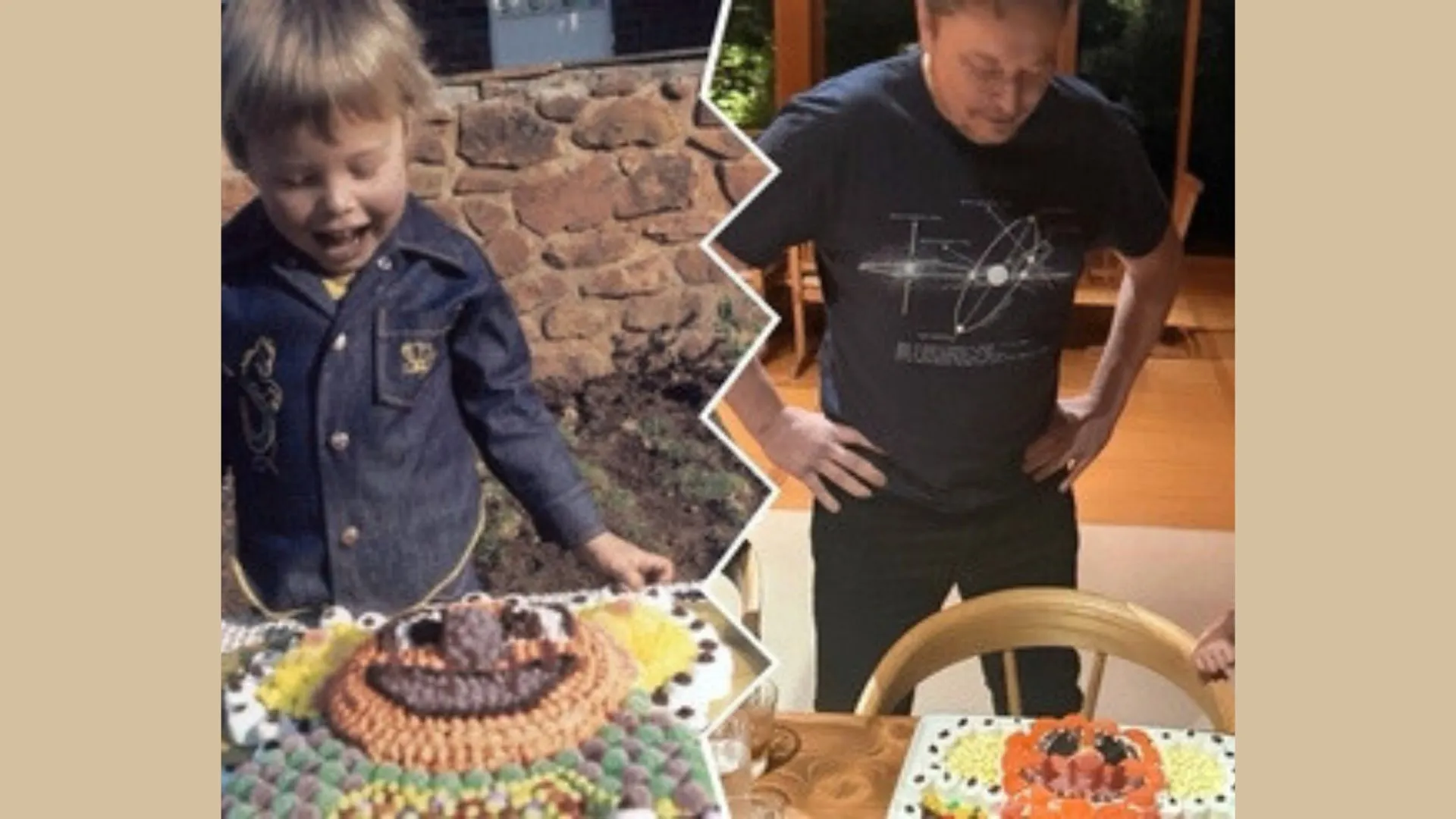 Elon Musk Gets Birthday Wish from Indian-Origin Partner with Clown Cake and Old Photo