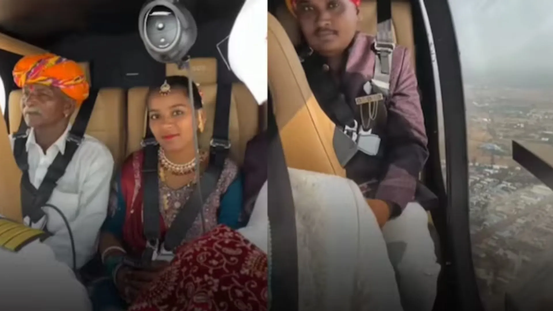 A ‘Fifty Shades’ Vidai: Desi Groom Ditches Car, Arrives in Helicopter | WATCH