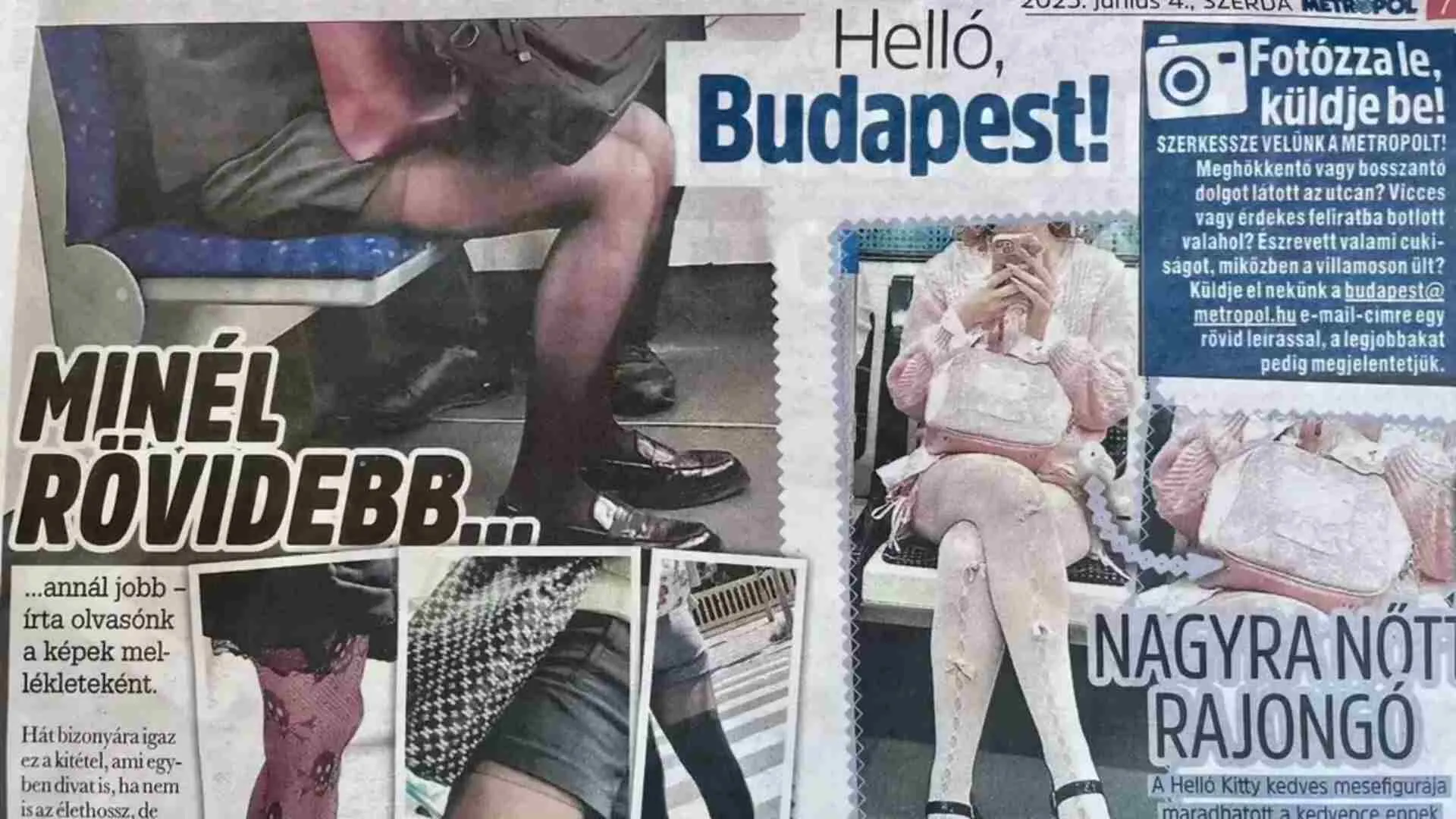 ‘The Shorter, The Better’: Hungary Newspaper Ask for Women’s Pics in Skirts